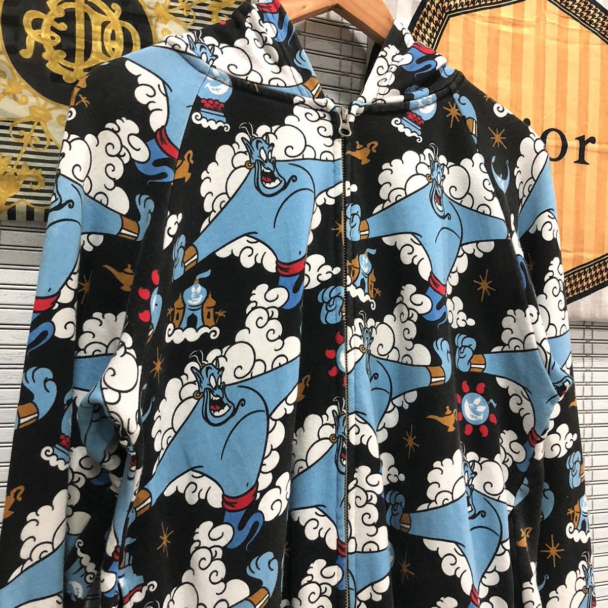 Cartoon Network × Disney Vintage Aladdin Disney Fullprint Zipper Hoodie Size US M / EU 48-50 / 2 - 2 Thumbnail