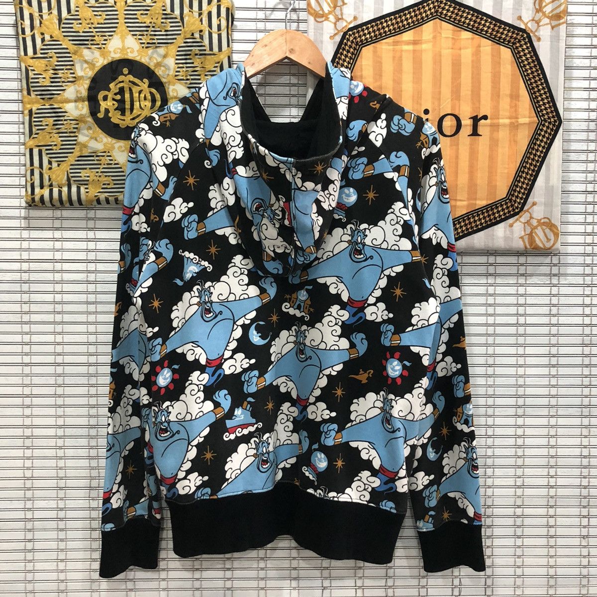 Cartoon Network × Disney Vintage Aladdin Disney Fullprint Zipper Hoodie Size US M / EU 48-50 / 2 - 4 Thumbnail