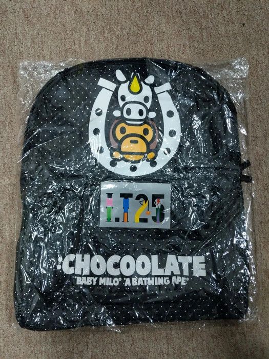 Bape A Bathing Ape x Chocoolate Baby Milo Backpack Grailed