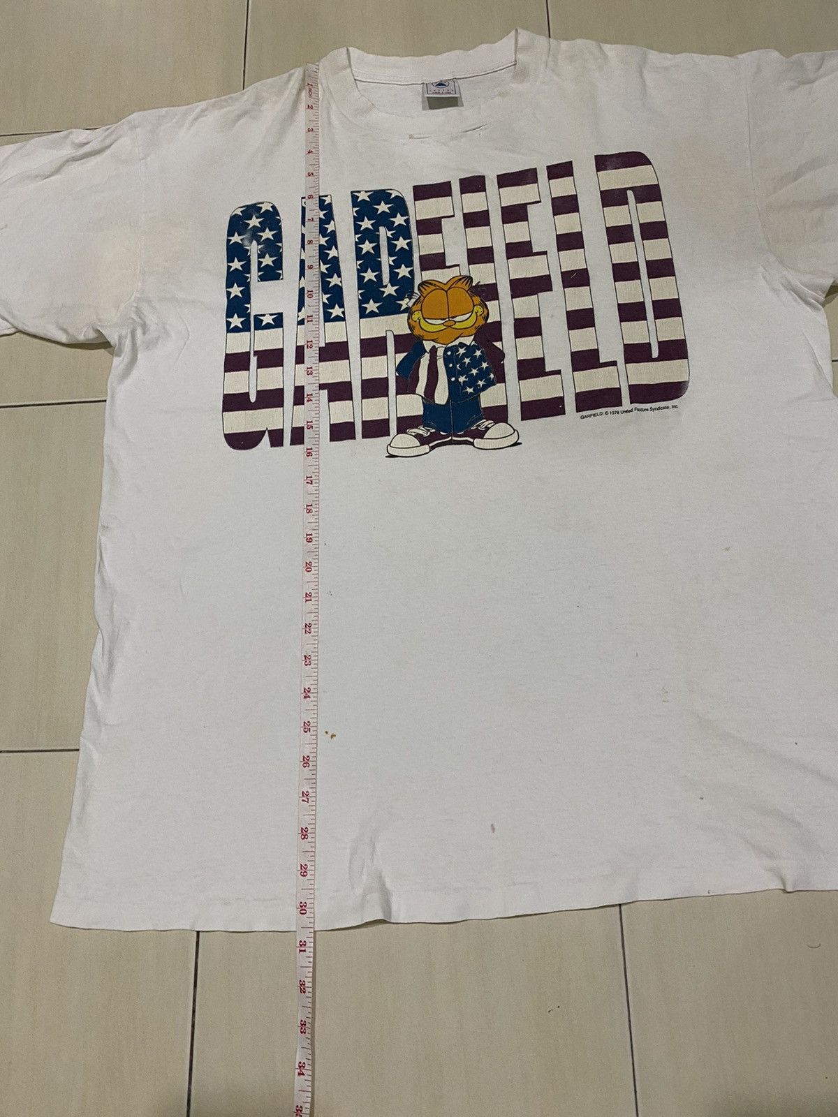 Cartoon Network × Vintage Vintage Garfield cartoon characters movie/ film promo shirt Size US XL / EU 56 / 4 - 9 Thumbnail