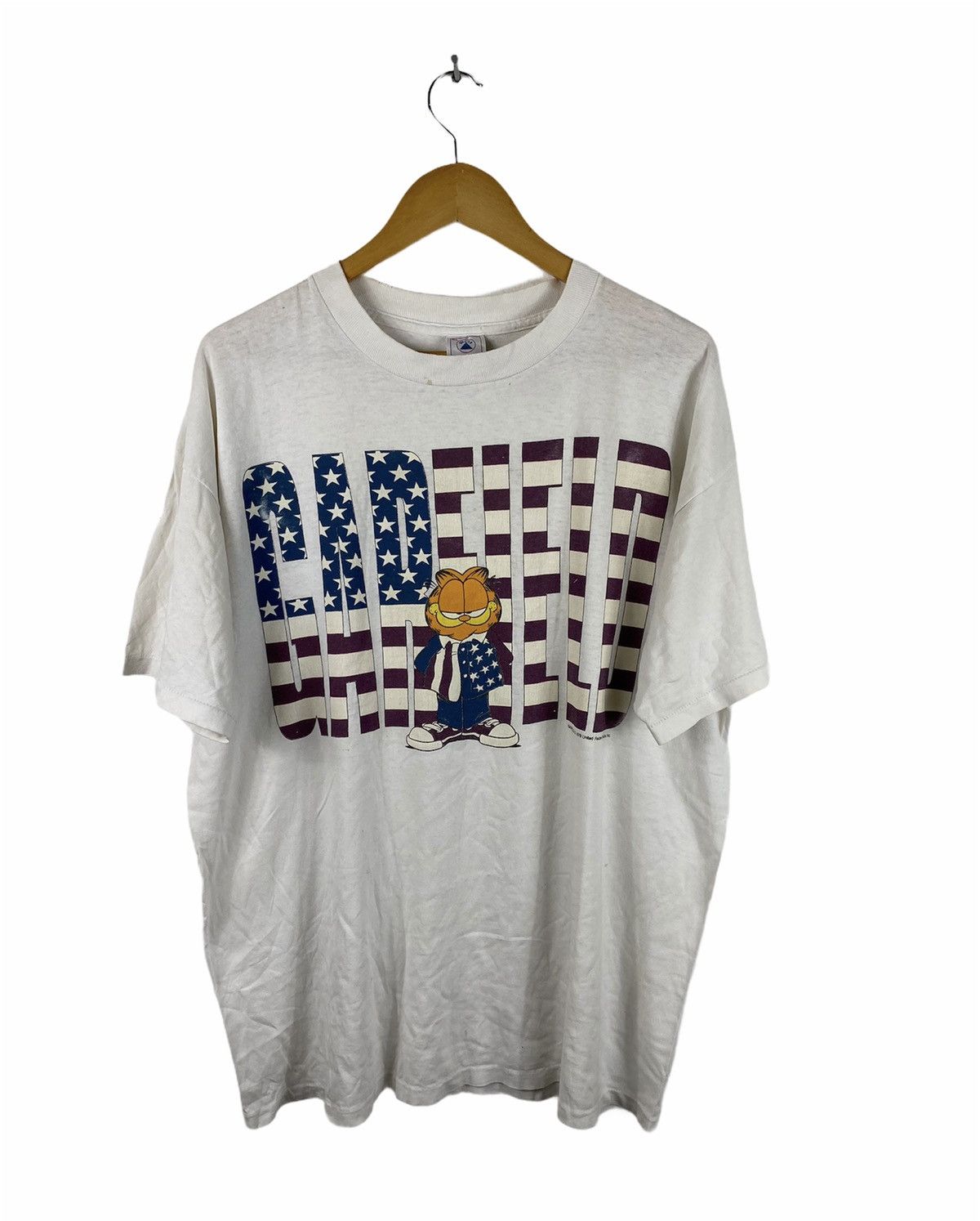 Cartoon Network × Vintage Vintage Garfield cartoon characters movie/ film promo shirt Size US XL / EU 56 / 4 - 1 Thumbnail