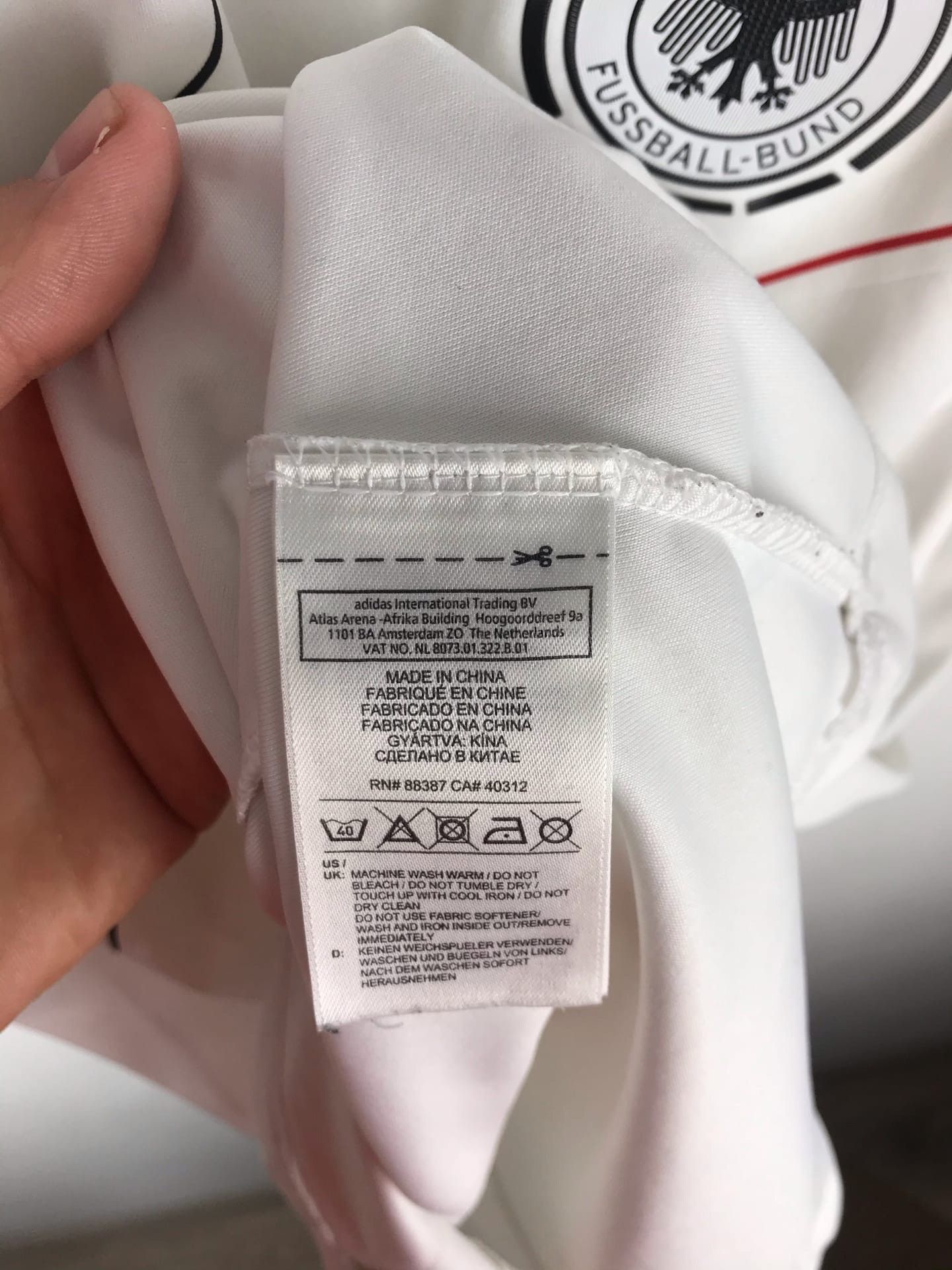 Adidas soccer jersey germany Size US M / EU 48-50 / 2 - 5 Thumbnail