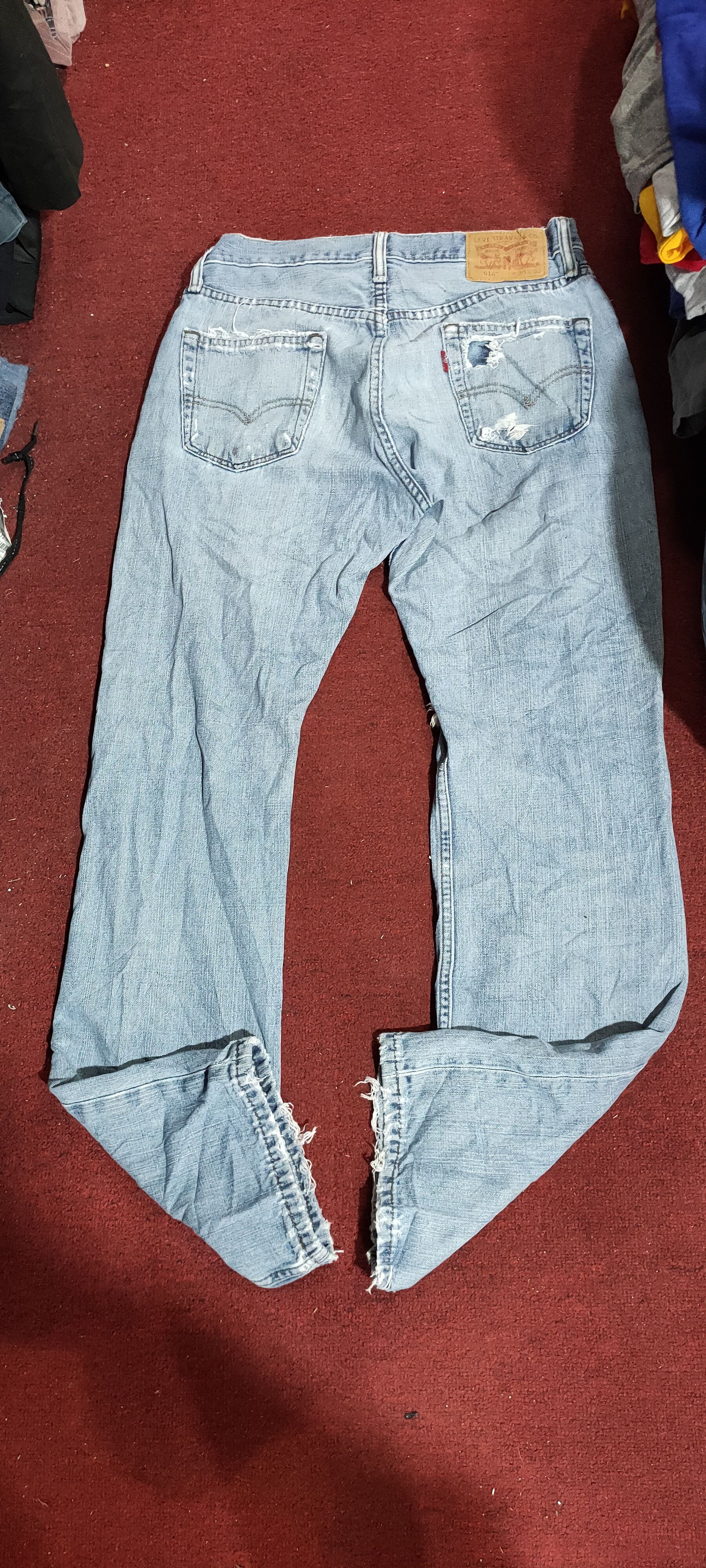 Levi's Levis denim x vintage x distressed denim Size US 30 / EU 46 - 4 Thumbnail