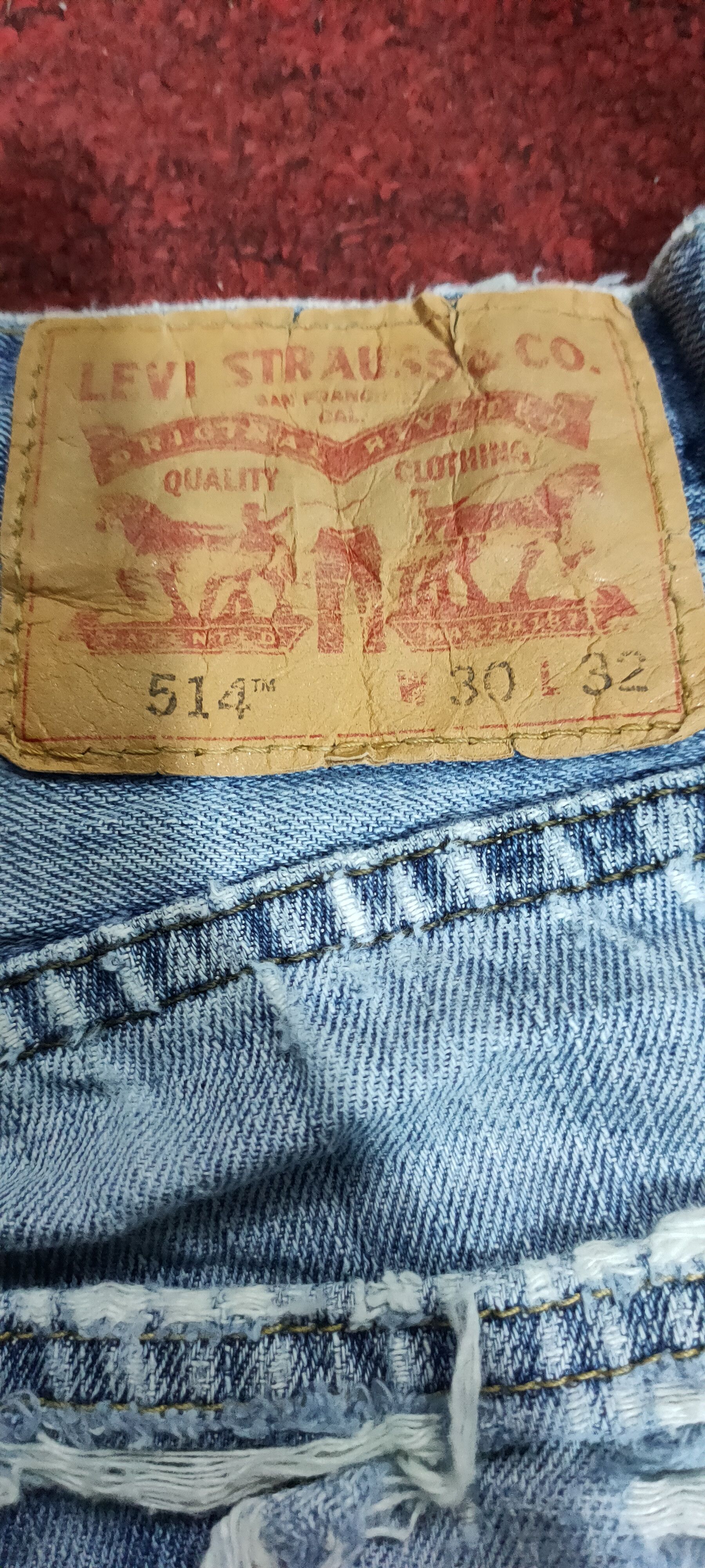 Levi's Levis denim x vintage x distressed denim Size US 30 / EU 46 - 3 Thumbnail