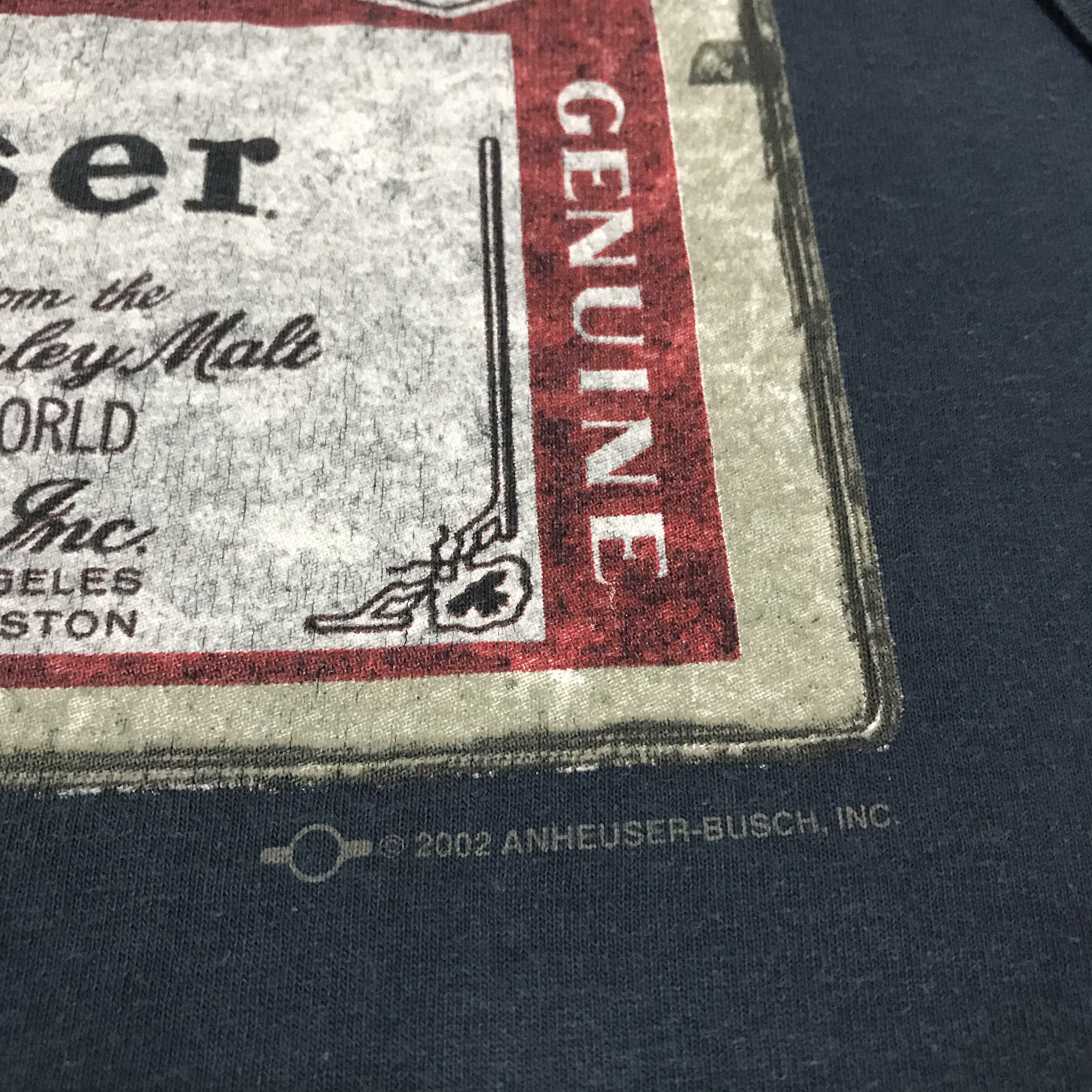 Budweiser Vintage Y2K Budweiser Logo Promo Tee graphic streetwear Size US L / EU 52-54 / 3 - 3 Thumbnail