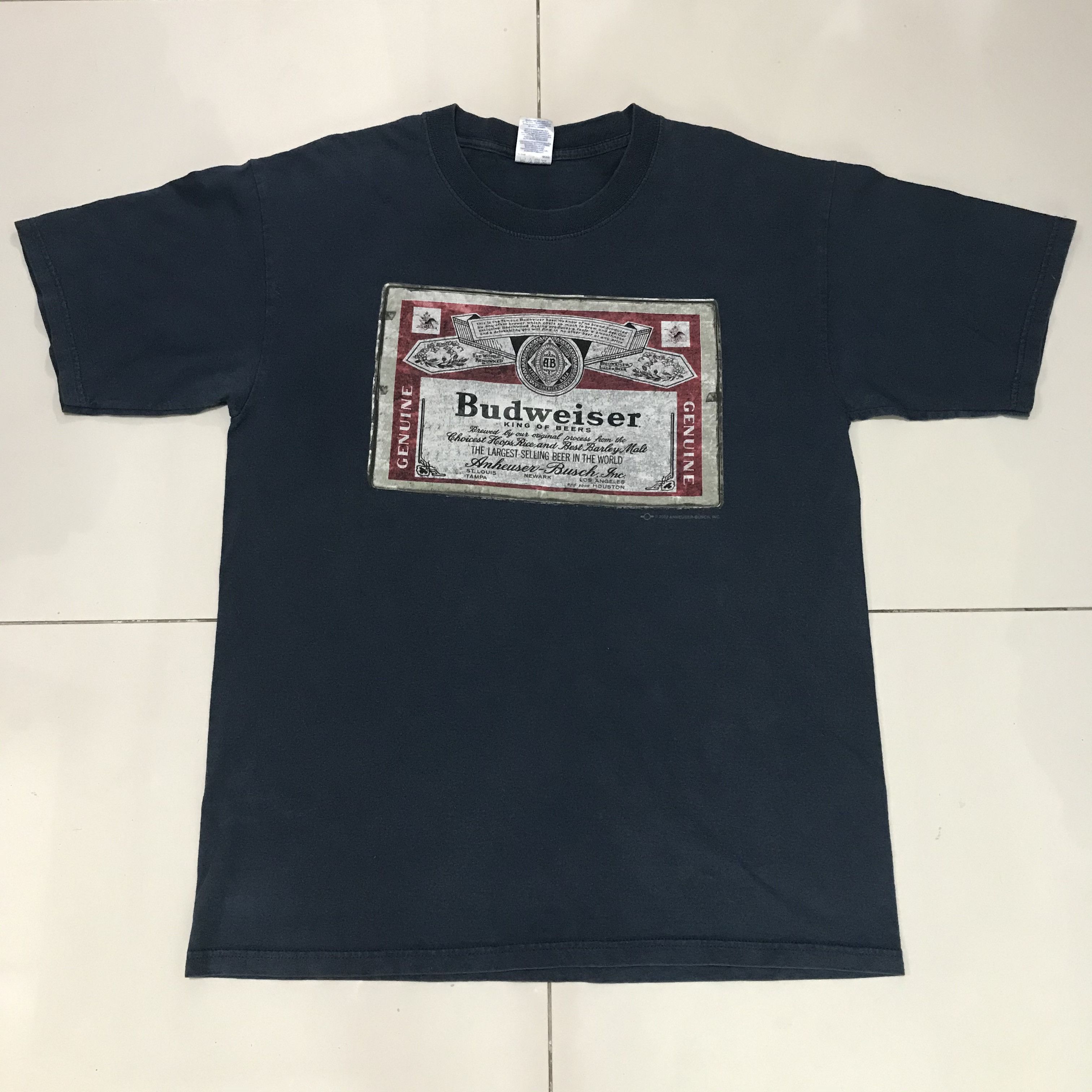 Budweiser Vintage Y2K Budweiser Logo Promo Tee graphic streetwear Size US L / EU 52-54 / 3 - 2 Thumbnail