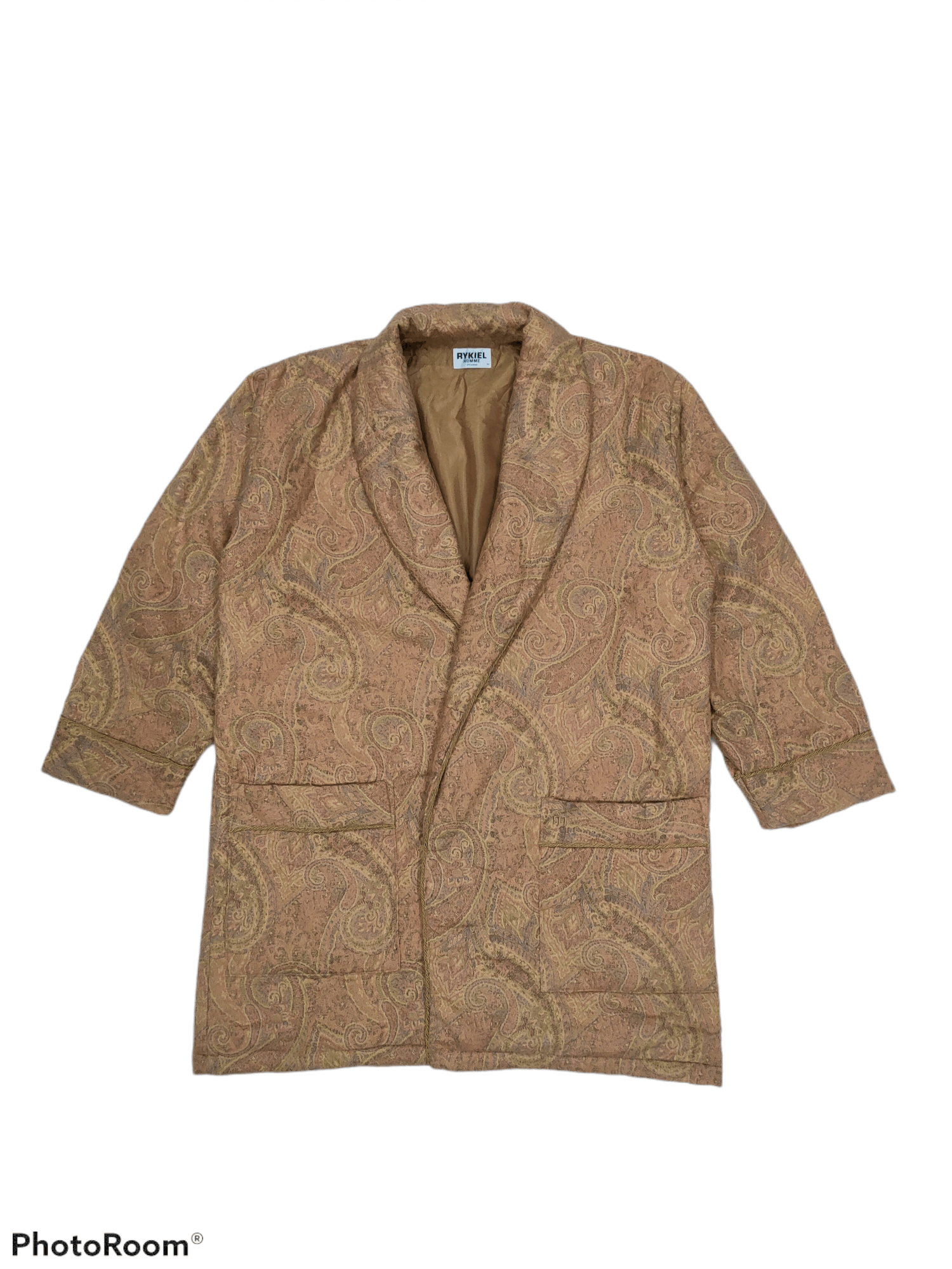 Designer × Sonia Rykiel VINTAGE RYKIEL HOMME PAISLEY PYJAMAS KIMONO JACKET Size US M / EU 48-50 / 2 - 1 Thumbnail