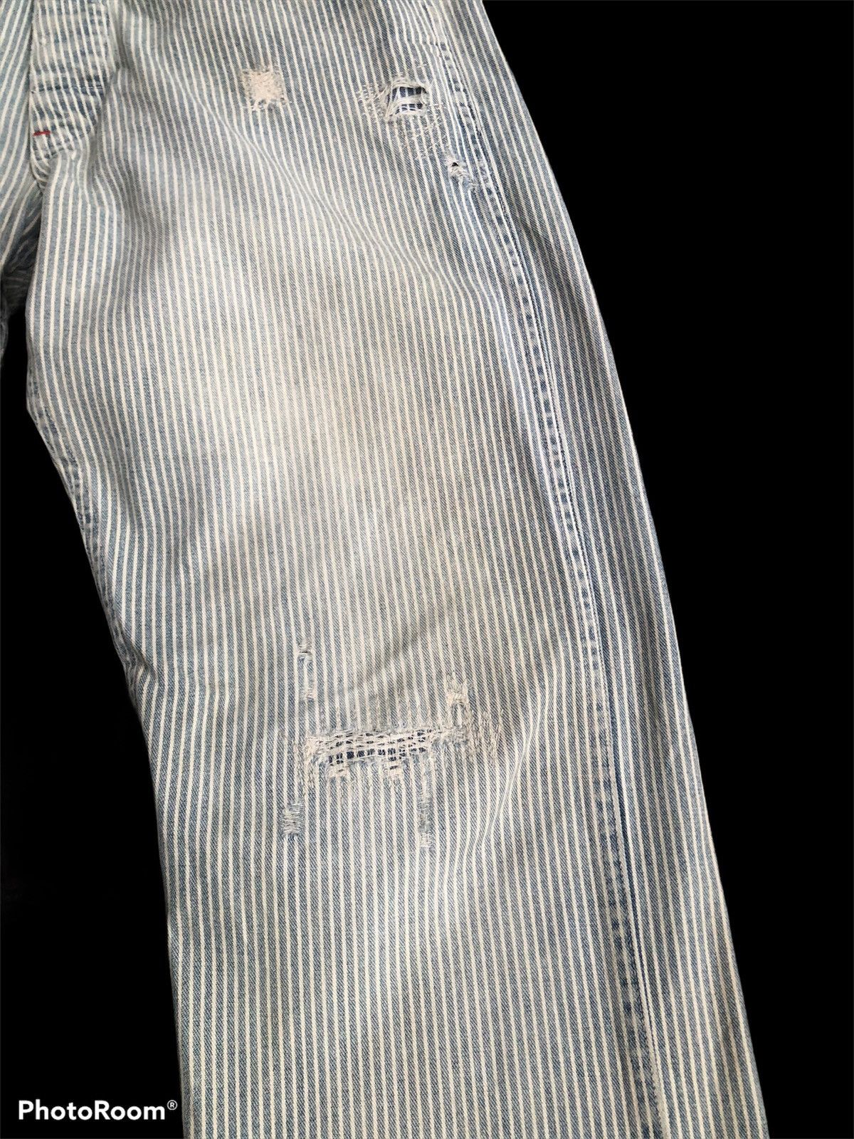 Polo Ralph Lauren × Vintage Vtg POLO RALPH LAUREN workwear strip design Size US 33 - 7 Thumbnail
