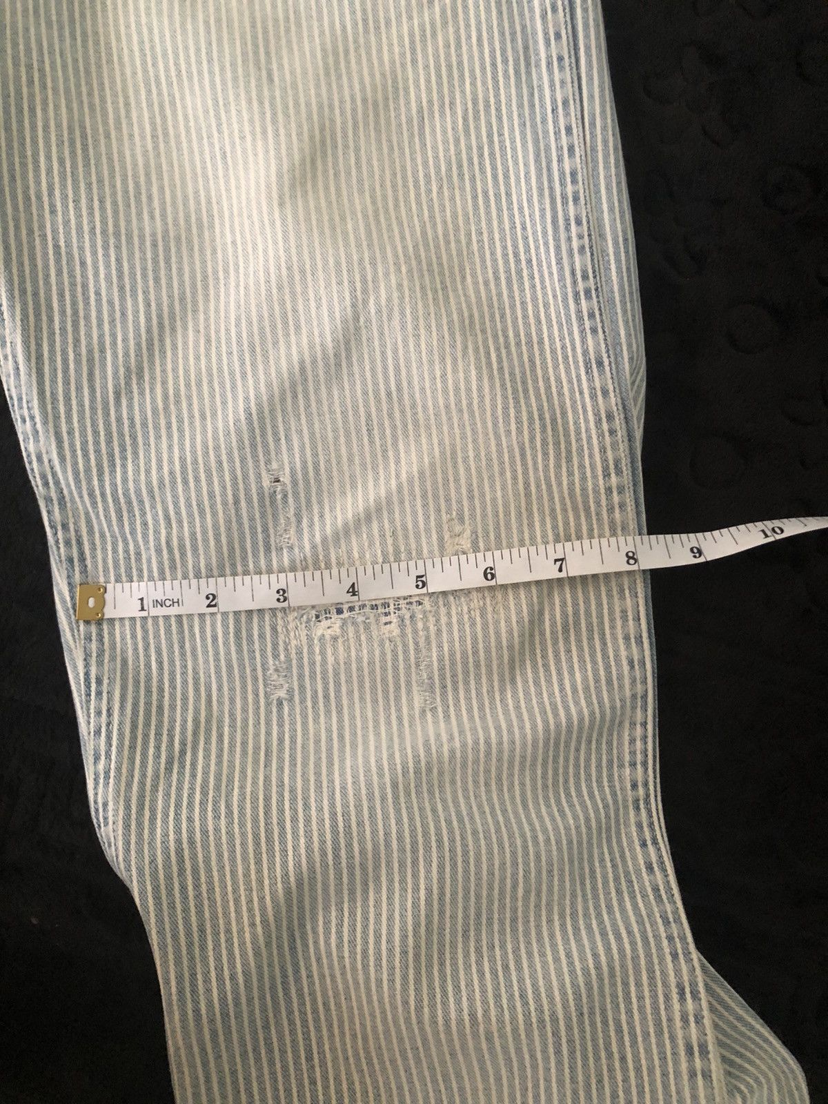 Polo Ralph Lauren × Vintage Vtg POLO RALPH LAUREN workwear strip design Size US 33 - 13 Thumbnail