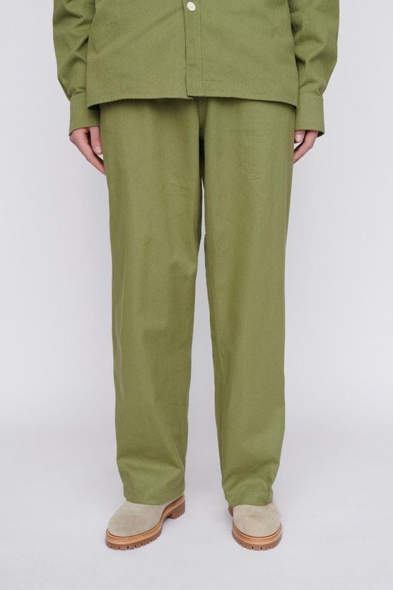 Our Legacy Our Legacy Work Shop x Stussy Green Reduced Trouser