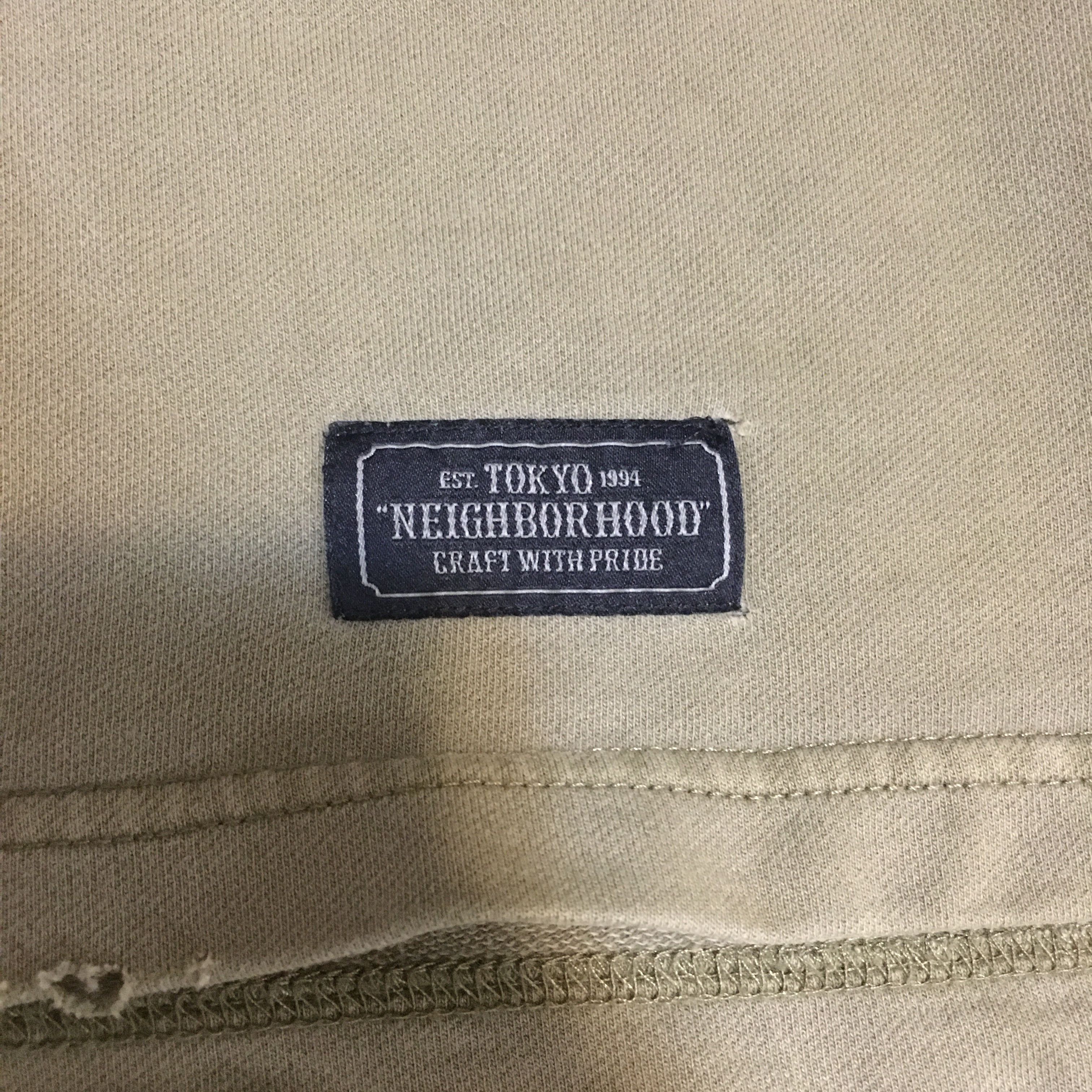 Neighborhood SAVAGE SQUAD SWEAT TEE KHAKI Size US L / EU 52-54 / 3 - 8 Thumbnail