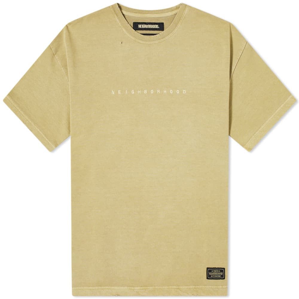 Neighborhood SAVAGE SQUAD SWEAT TEE KHAKI | Grailed