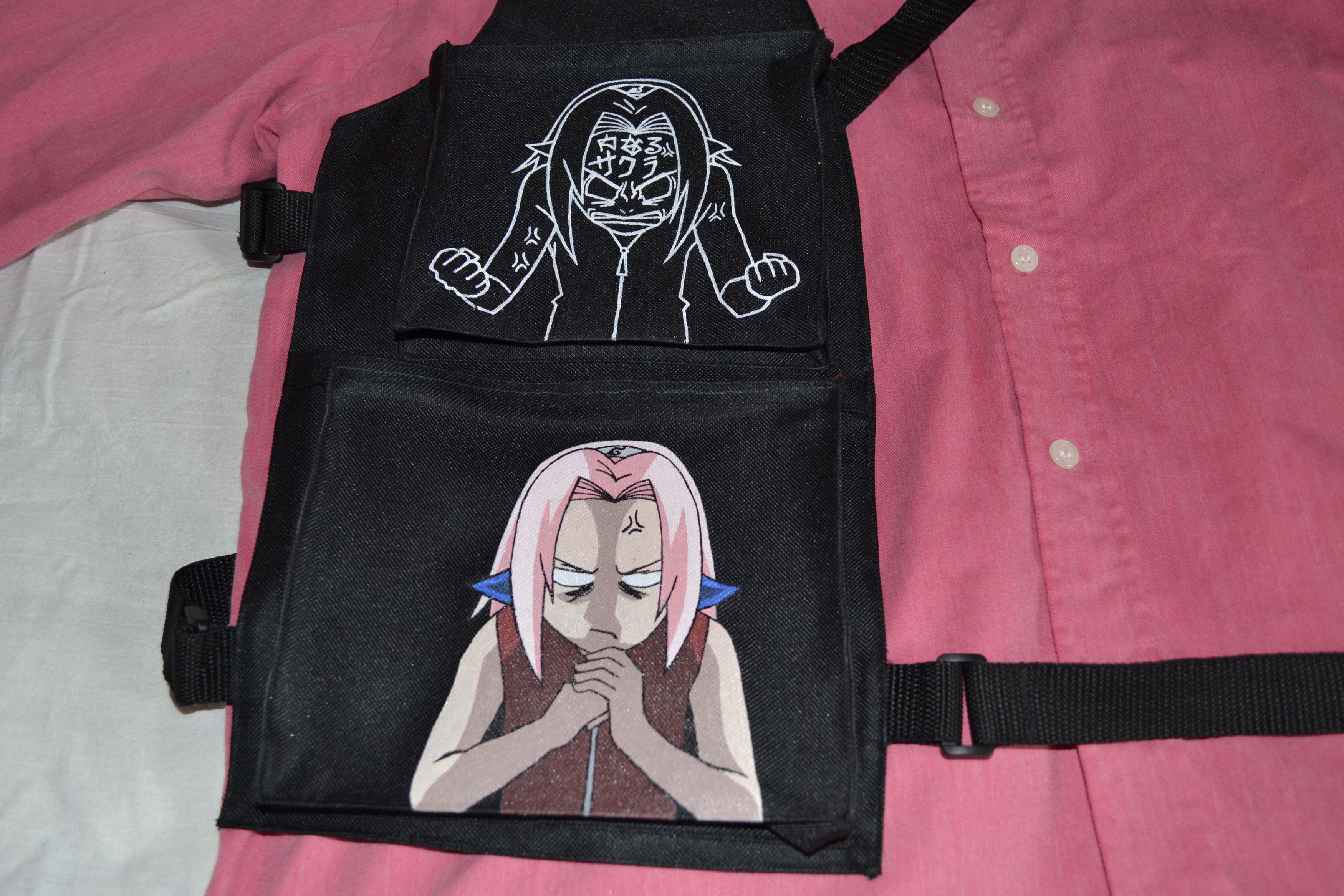 Handmade Naruto Anime Japanese Tech Vest Size ONE SIZE - 2 Thumbnail