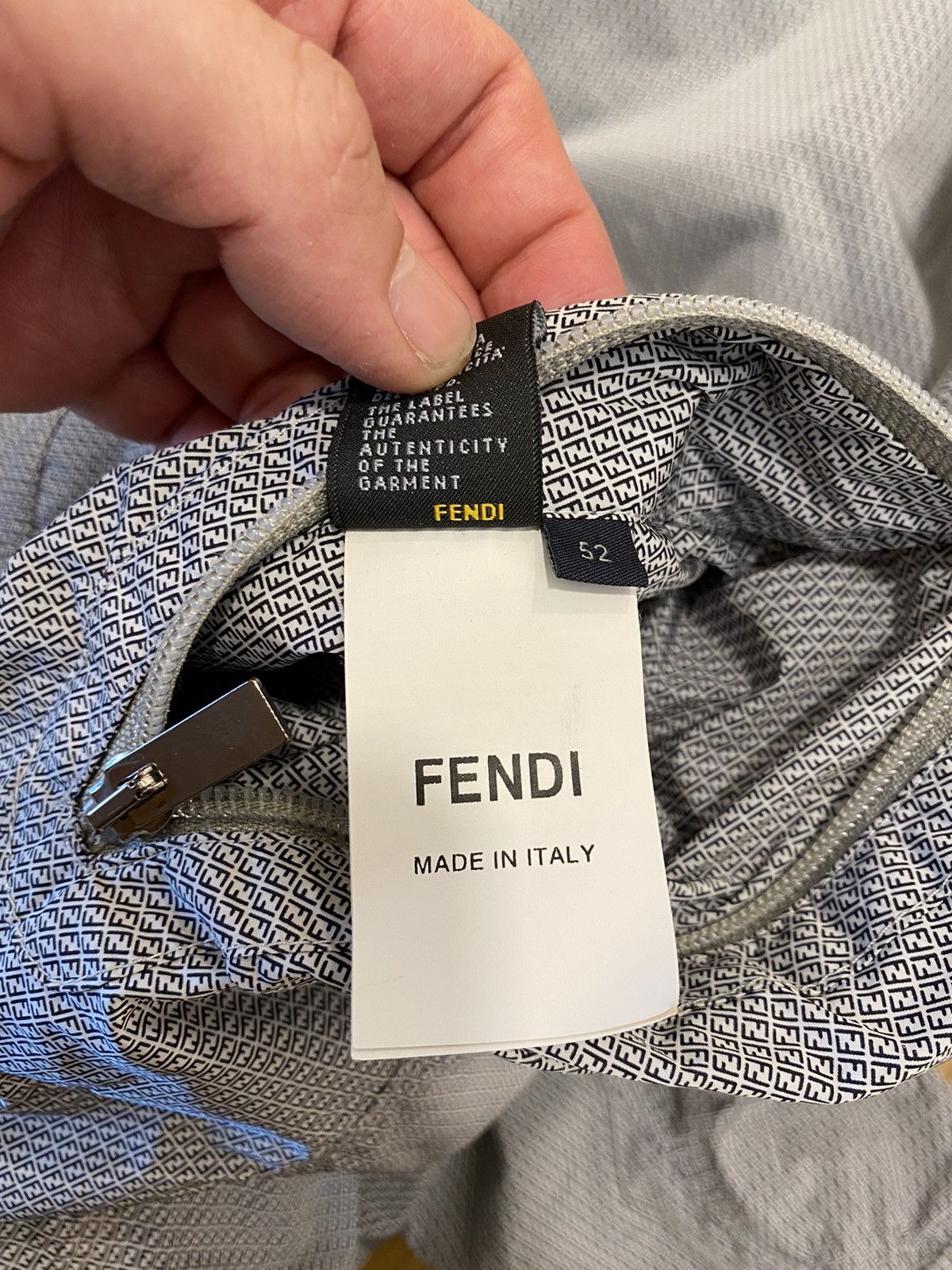Fendi Fendi Light jacket white Print logo Size US M / EU 48-50 / 2 - 8 Thumbnail