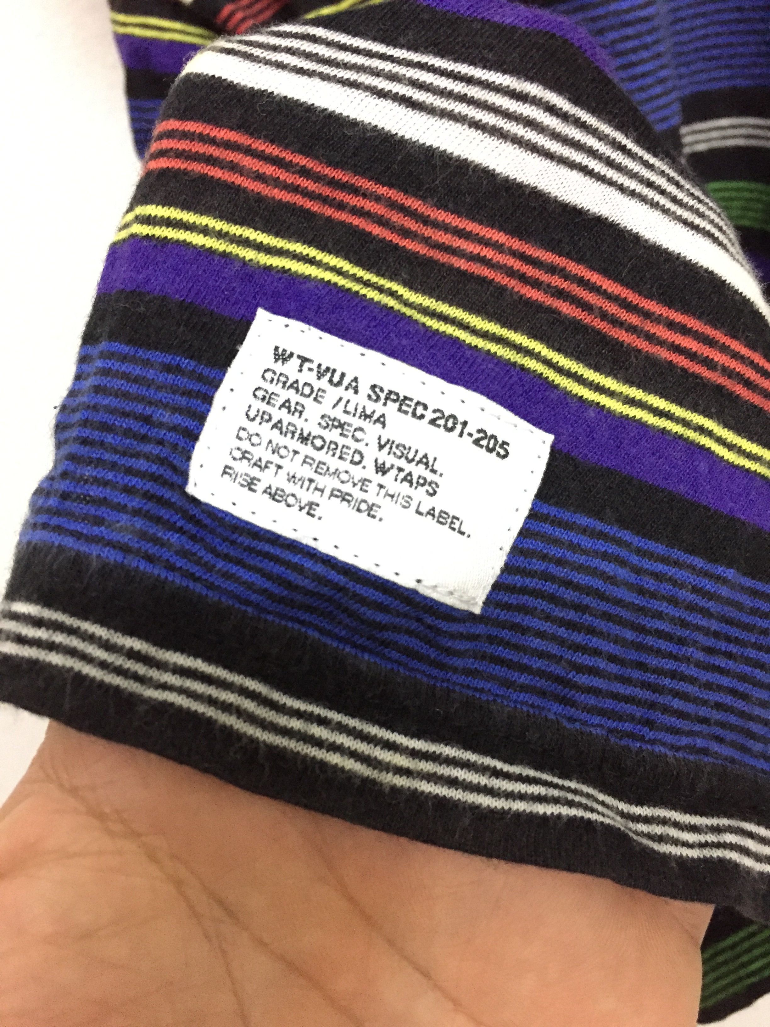 Wtaps SS01 rainbow stripe polo Size US S / EU 44-46 / 1 - 6 Thumbnail