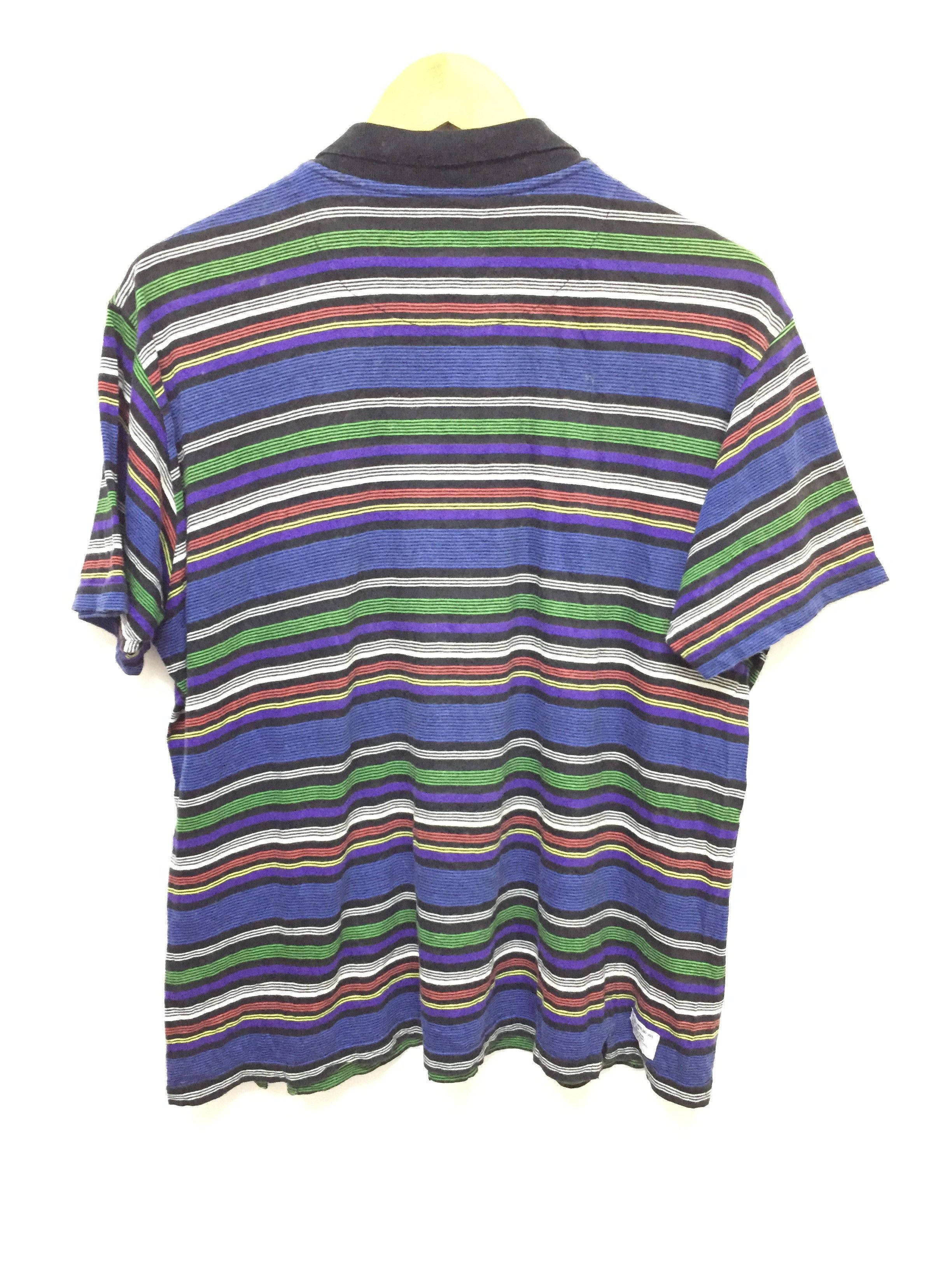 Wtaps SS01 rainbow stripe polo Size US S / EU 44-46 / 1 - 7 Thumbnail