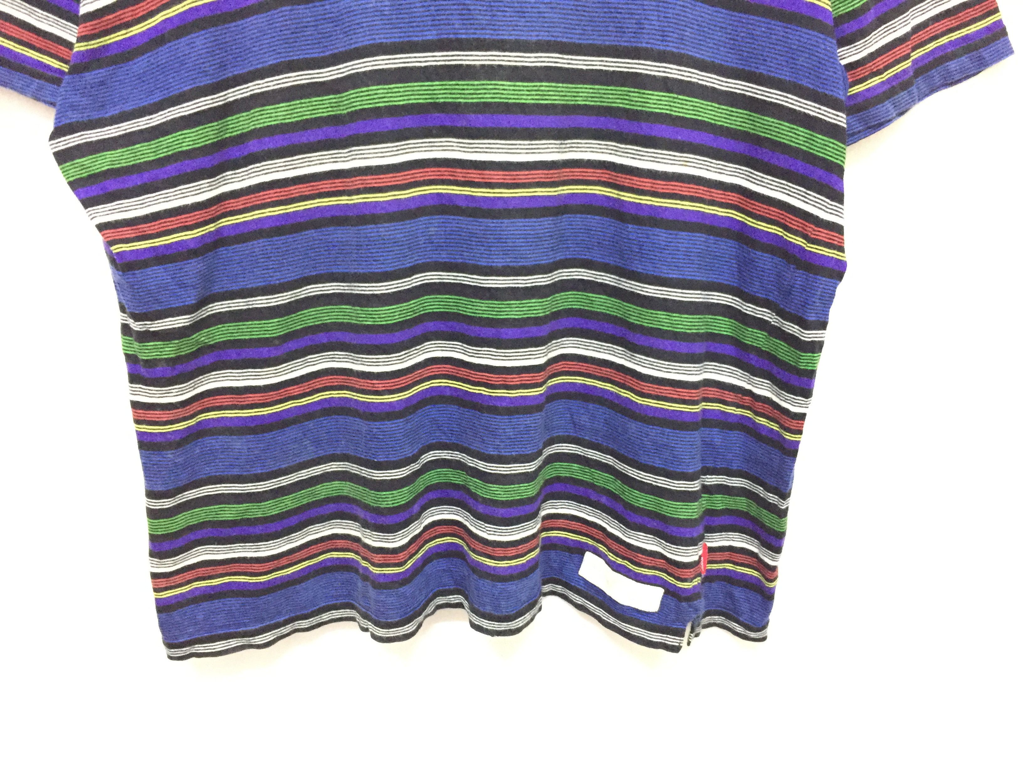Wtaps SS01 rainbow stripe polo Size US S / EU 44-46 / 1 - 4 Thumbnail