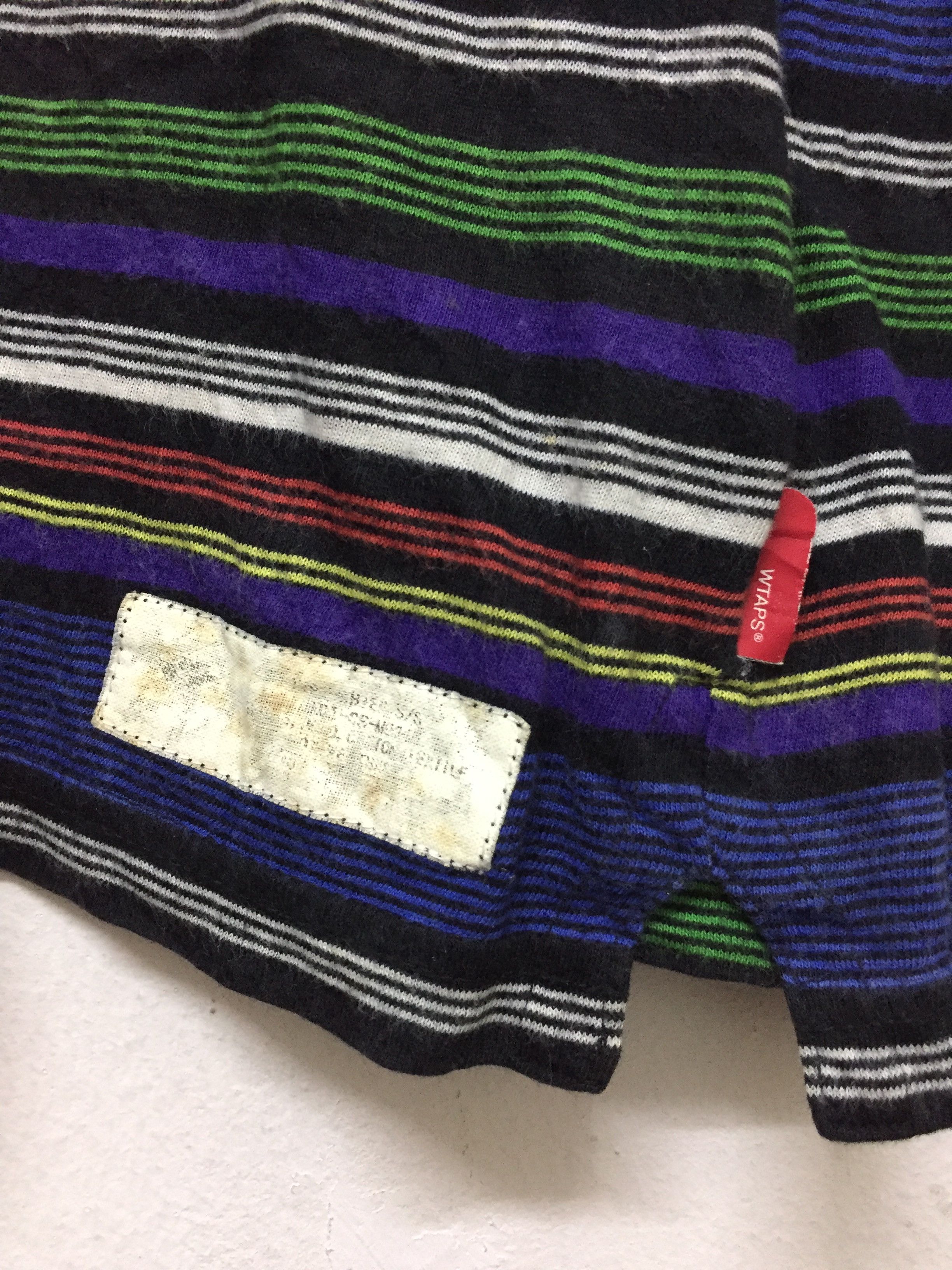 Wtaps SS01 rainbow stripe polo Size US S / EU 44-46 / 1 - 5 Thumbnail