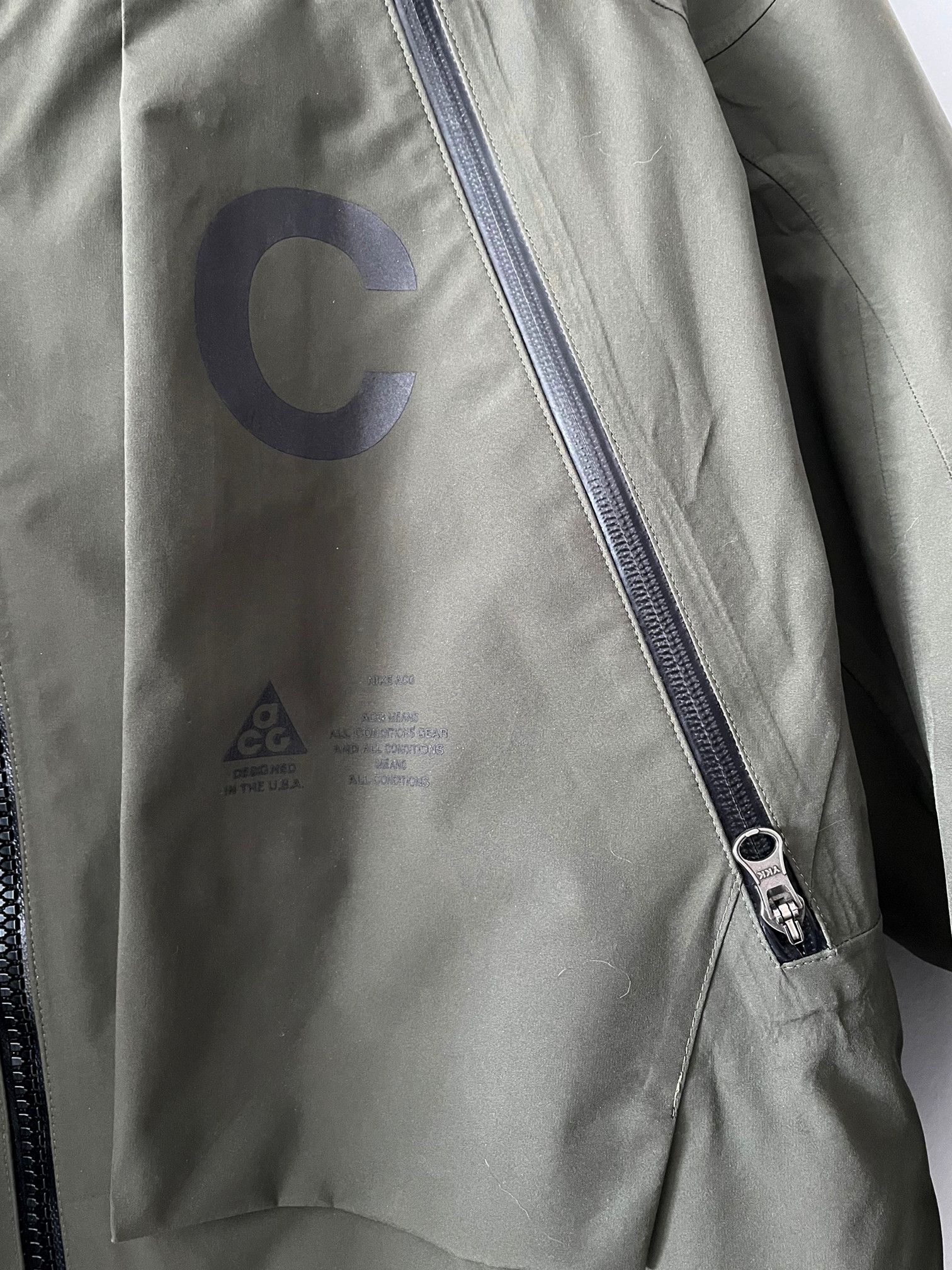 Nike × Nike ACG NikeLab ACG Alpine Jacket Olive sz S | Grailed