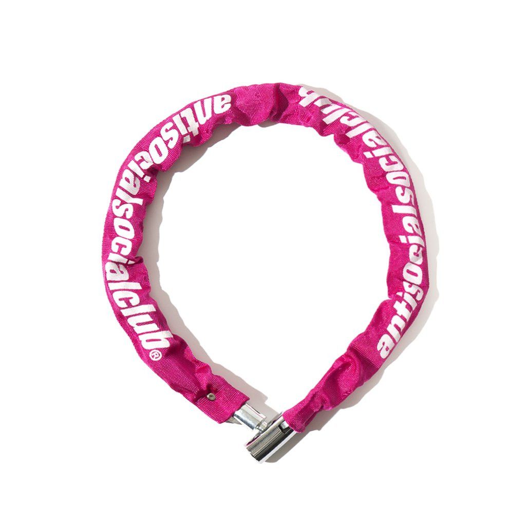 Anti Social Social Club DS White ASSC Skid Pink bike Lock FTP FOG CDG BAPE KITH KAWS Size ONE SIZE - 1 Thumbnail