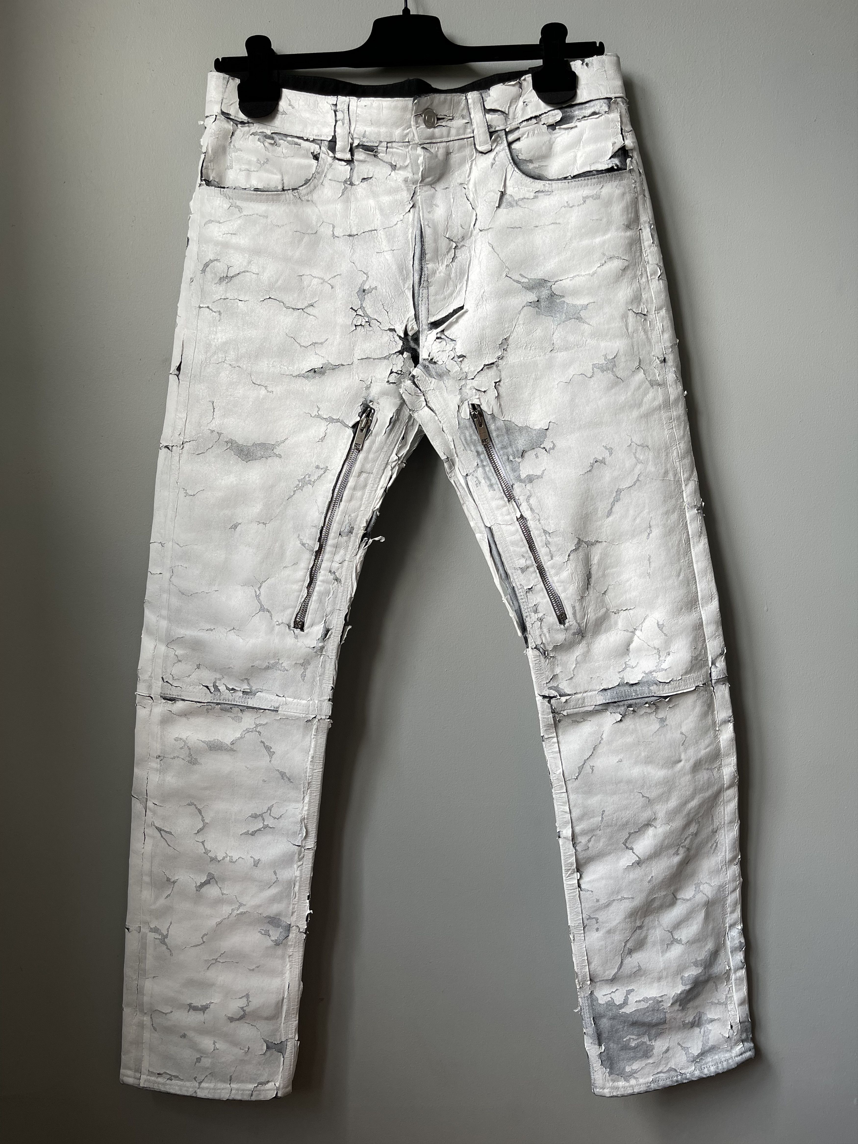 Givenchy Matthew M Williams Crackle Painted Denim [32] [Fits 32-33