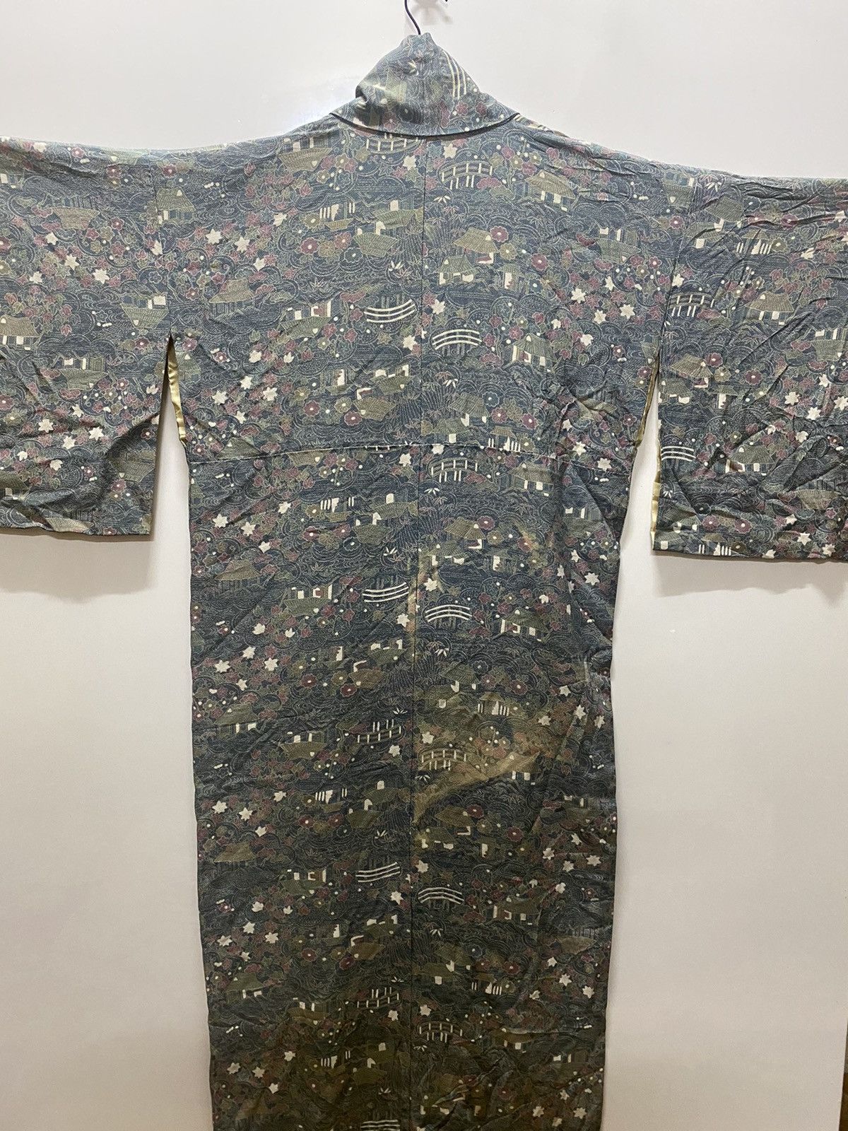 Japanese Brand Vintage 90s kimono robe floral flower design k5 Size US L / EU 52-54 / 3 - 5 Thumbnail