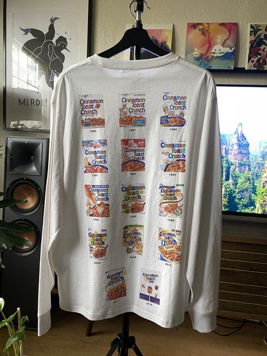 Kith Kith Treats x Cinnamon Toast Crunch Cereal Box L/S Tee Grailed