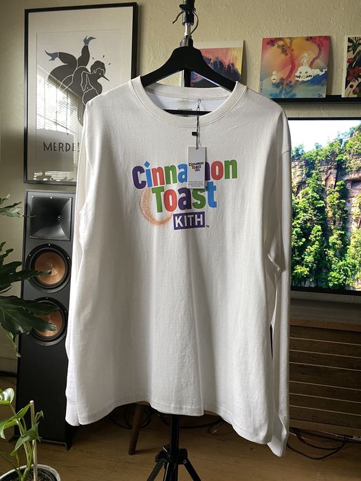 Kith Kith Treats x Cinnamon Toast Crunch Cereal Box L/S Tee Grailed
