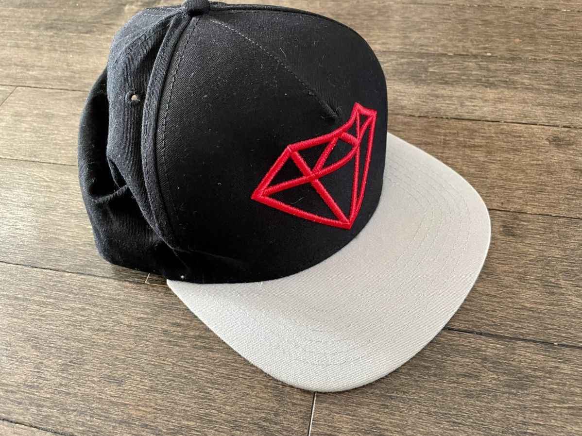 Diamond Supply Co. Diamond Supply Co. Snapback Hat Baseball Cap Black Red Size ONE SIZE - 1 Thumbnail