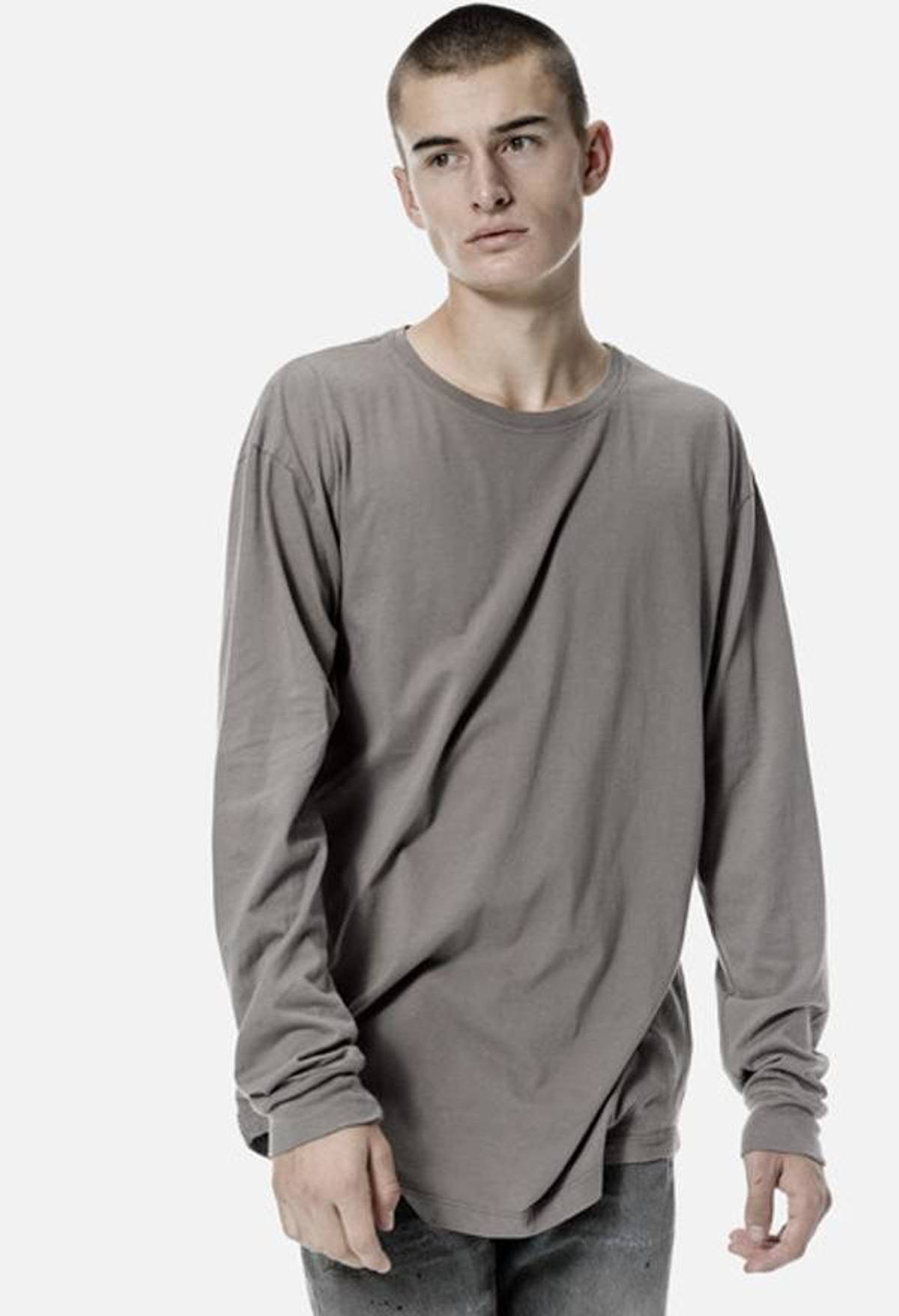 John Elliott LS Classic Curve Tee in Oak Size US M / EU 48-50 / 2 - 2 Thumbnail