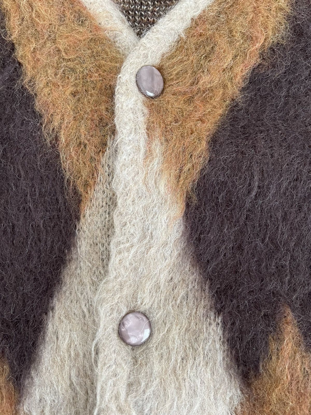 Needles Argyle Mohair Cardigan Size US XS / EU 42 / 0 - 4 Thumbnail