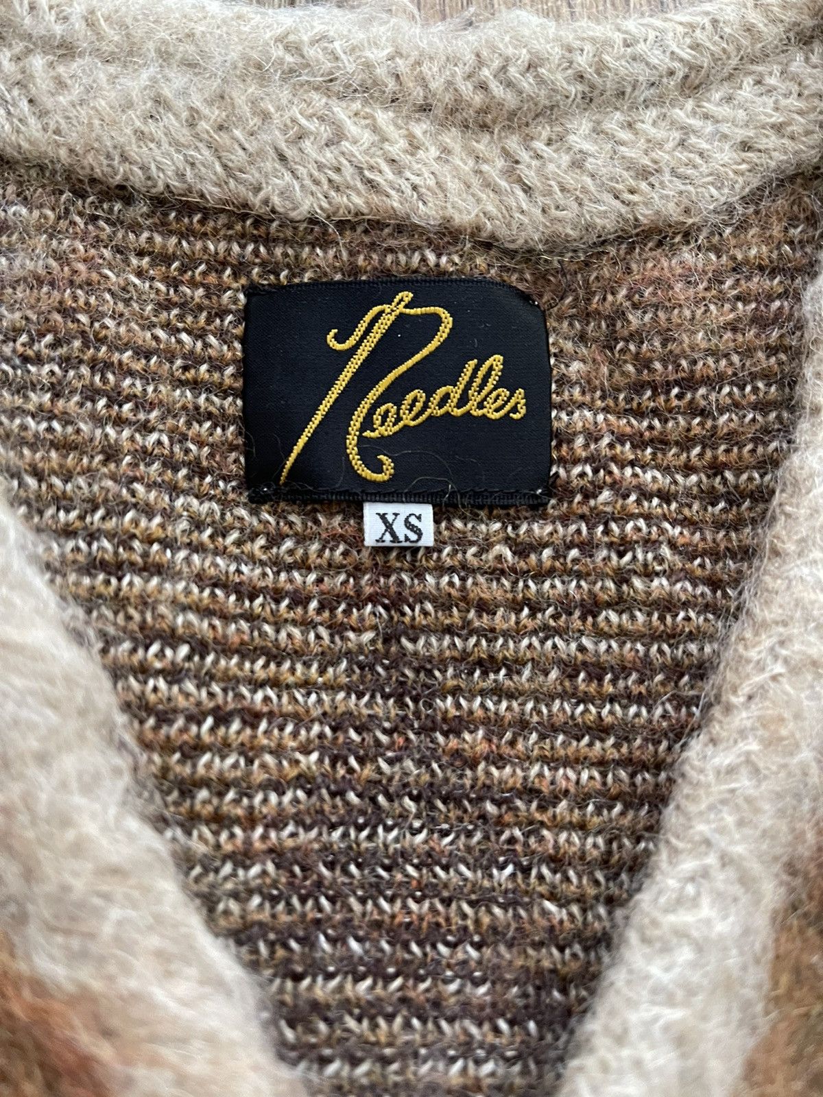 Needles Argyle Mohair Cardigan Size US XS / EU 42 / 0 - 5 Thumbnail