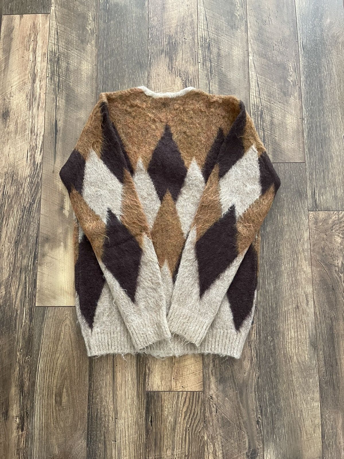 Needles Argyle Mohair Cardigan Size US XS / EU 42 / 0 - 2 Thumbnail