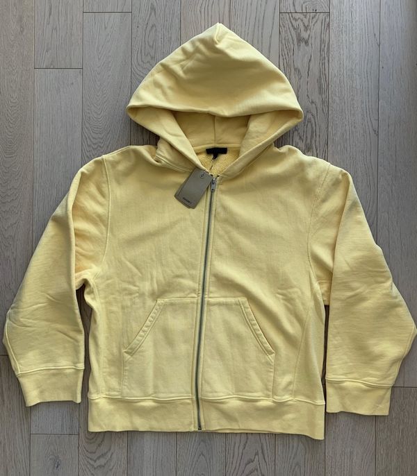 Yeezy Season Yeezy Season 3 Yellow “God Sun” Zip Up Hoodie | Grailed