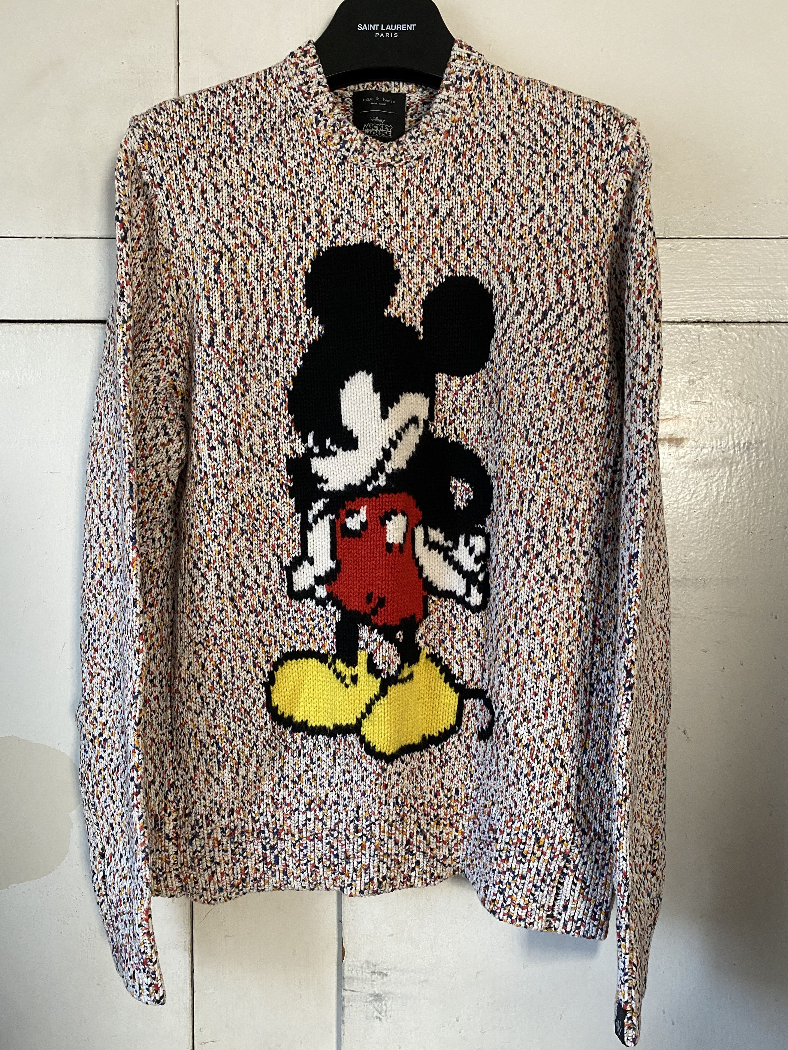 Mickey mouse haldon sweater for deals adults by rag & bone