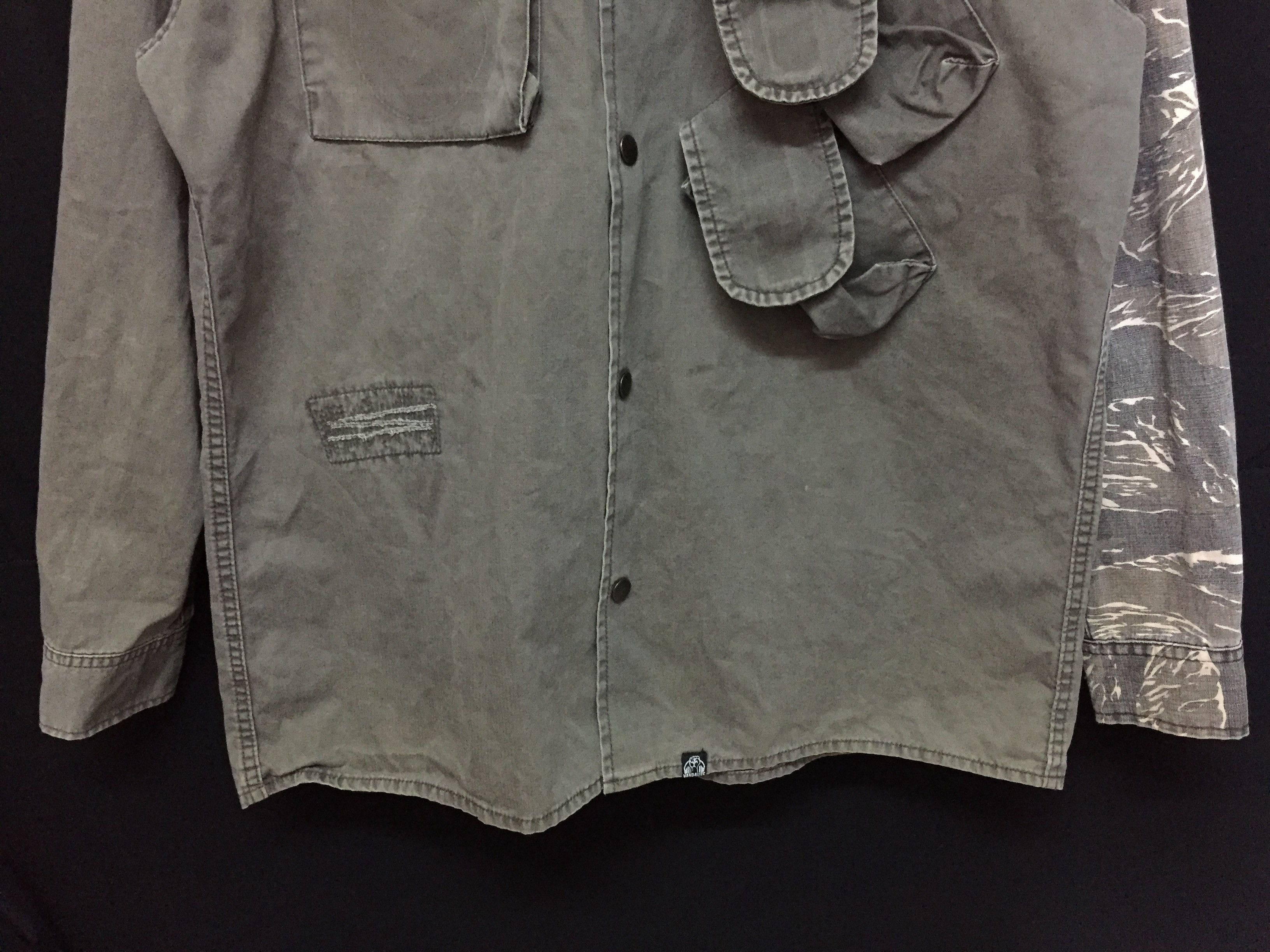 Vandalize Cargo hybrid herringbone military jacket undercover Size US L / EU 52-54 / 3 - 4 Thumbnail