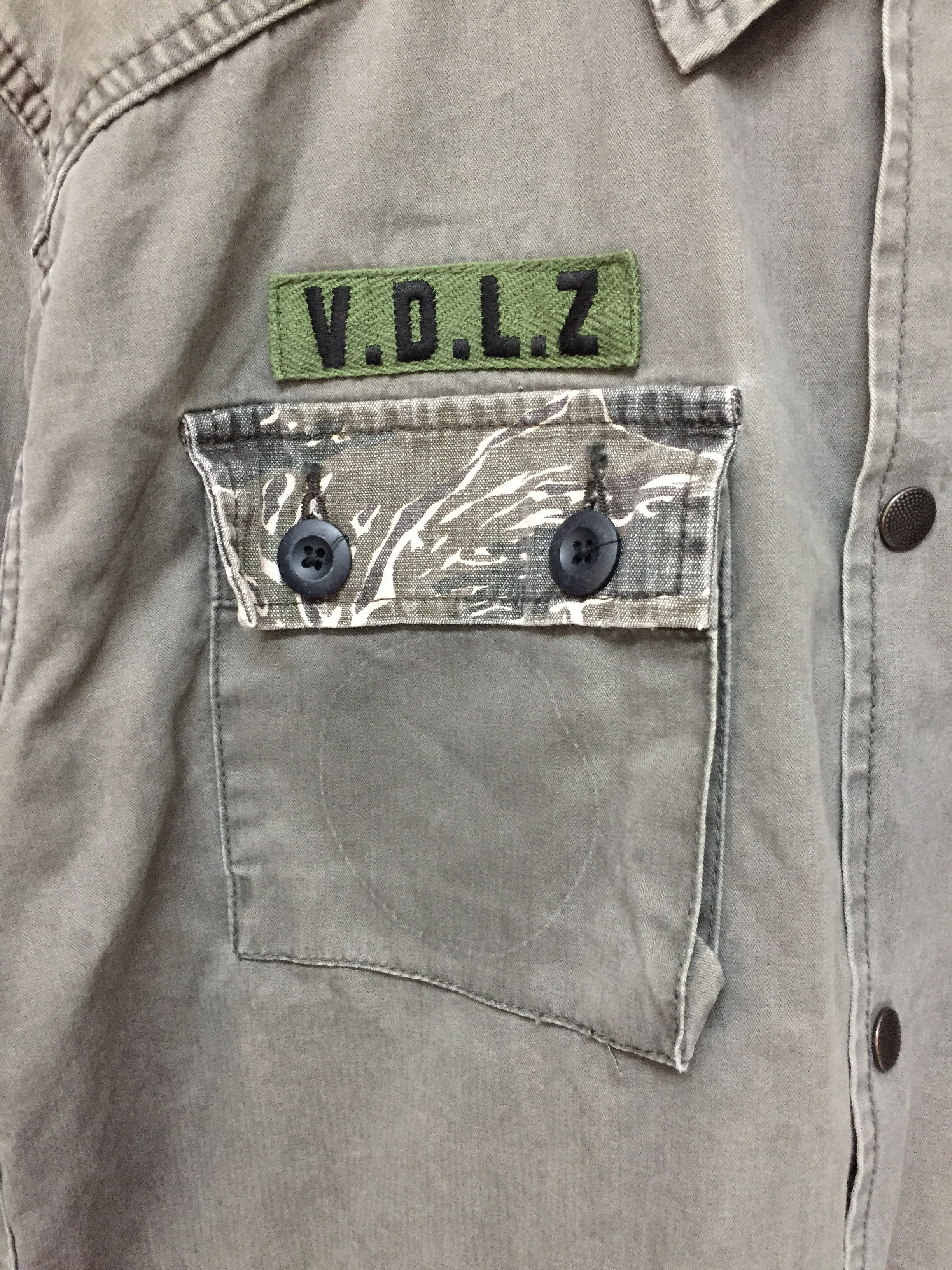 Vandalize Cargo hybrid herringbone military jacket undercover Size US L / EU 52-54 / 3 - 6 Thumbnail