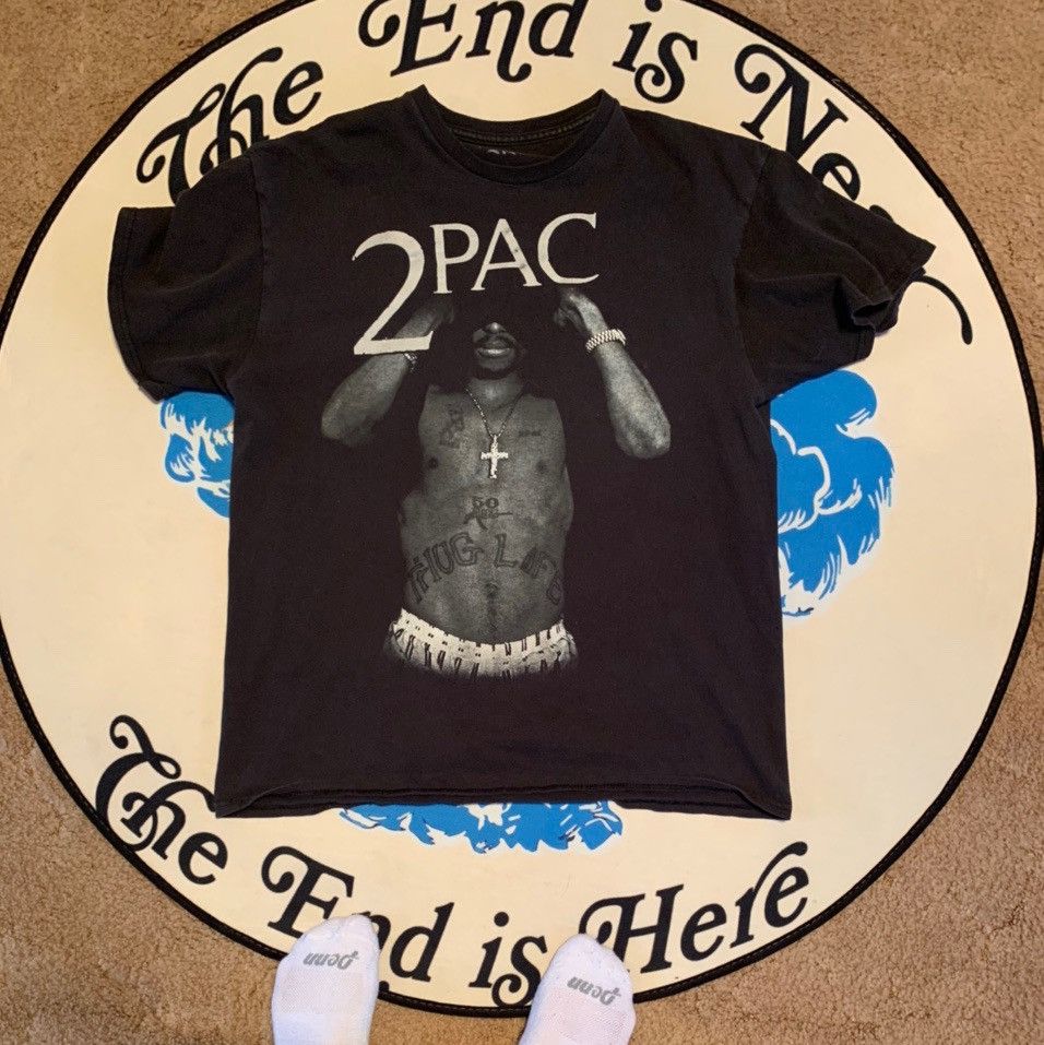 Band Tees RARE vintage 2pac shirt Size US L / EU 52-54 / 3 - 1 Thumbnail