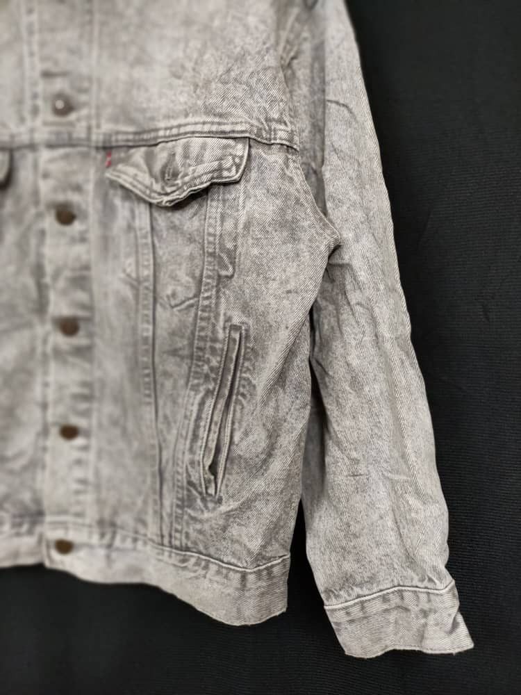 Levi's × Levi's Vintage Clothing × Vintage LEVIS VINTAGE WASHED INDIGO GREY TRUCKERS JACKET Size US S / EU 44-46 / 1 - 2 Thumbnail