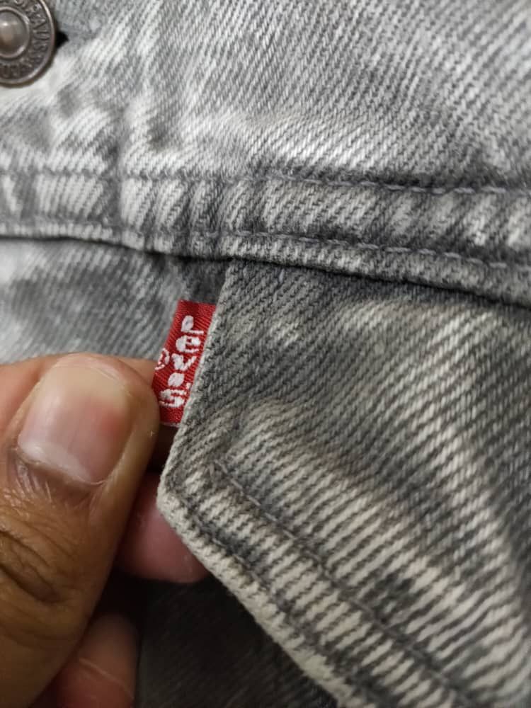 Levi's × Levi's Vintage Clothing × Vintage LEVIS VINTAGE WASHED INDIGO GREY TRUCKERS JACKET Size US S / EU 44-46 / 1 - 5 Thumbnail
