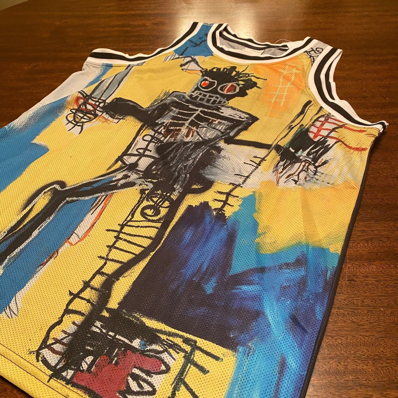 Jean-Michel Basquiat Brand NWT Basquiat All-over Print Jersey - Size Medium Size US M / EU 48-50 / 2 - 2 Thumbnail