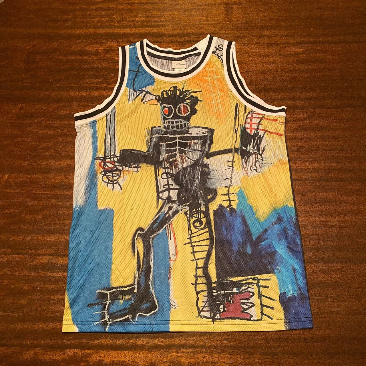 Jean-Michel Basquiat Brand NWT Basquiat All-over Print Jersey - Size Medium Size US M / EU 48-50 / 2 - 1 Thumbnail