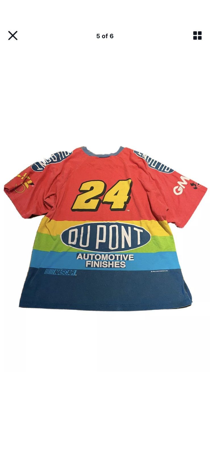 Chase Authentics Vintage 1998 Jeff Gordon 24 Dupont NASCAR Pit Crew Tshirt XL Size US XL / EU 56 / 4 - 2 Preview