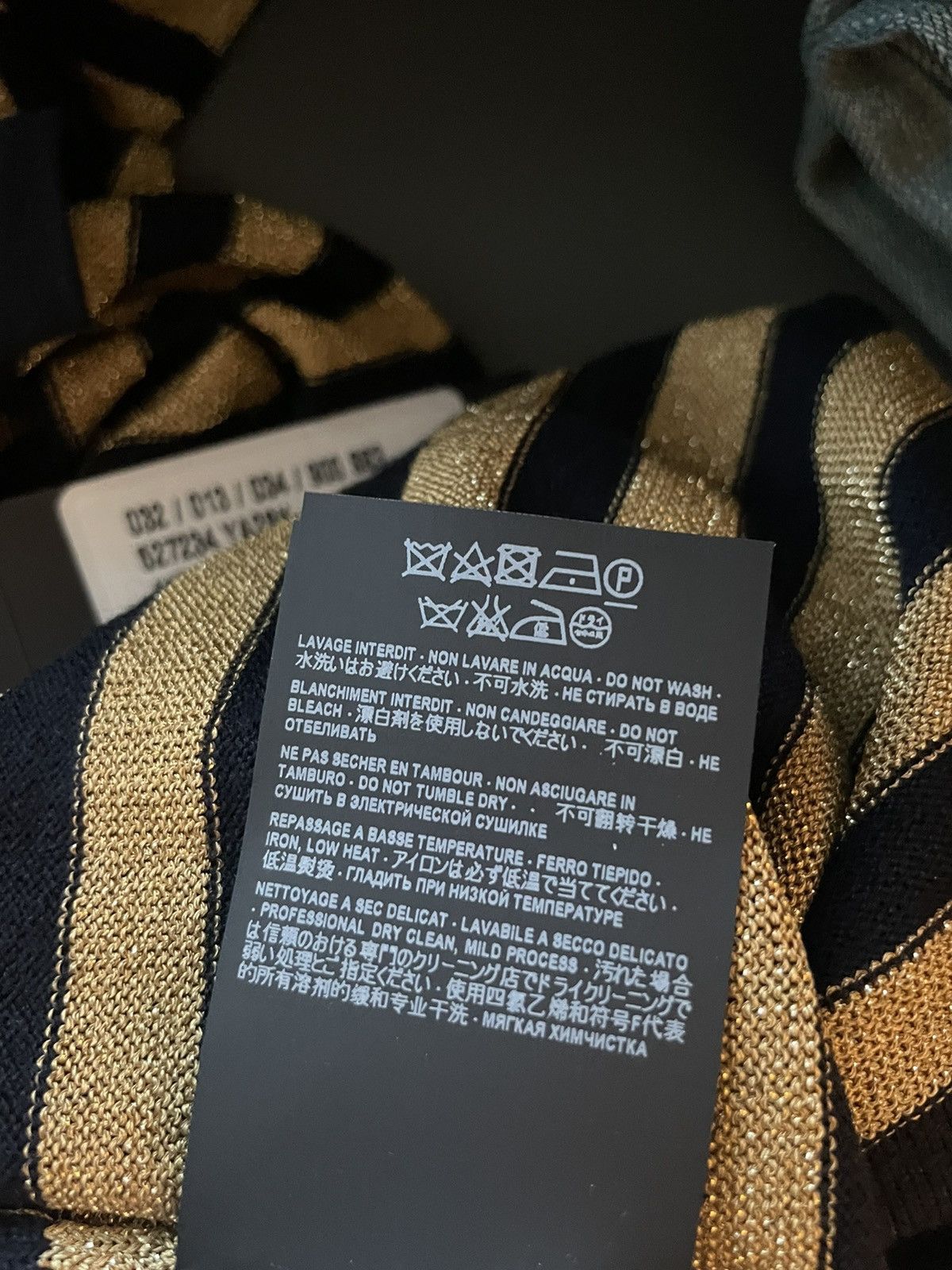 Hedi Slimane × Saint Laurent Paris × Yves Saint Laurent $1,350 Value Rare Super Runway Celebrity Stripe Shirt New Size US L / EU 52-54 / 3 - 7 Thumbnail