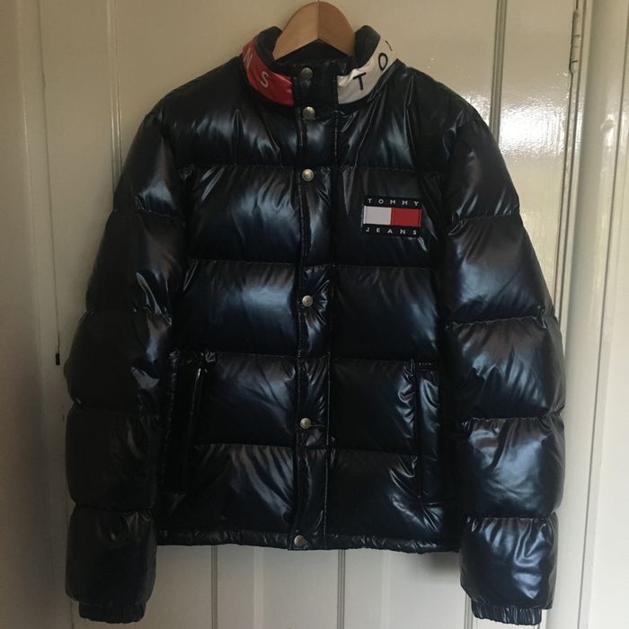 Tommy jeans 90s down puffer jacket in on sale navy