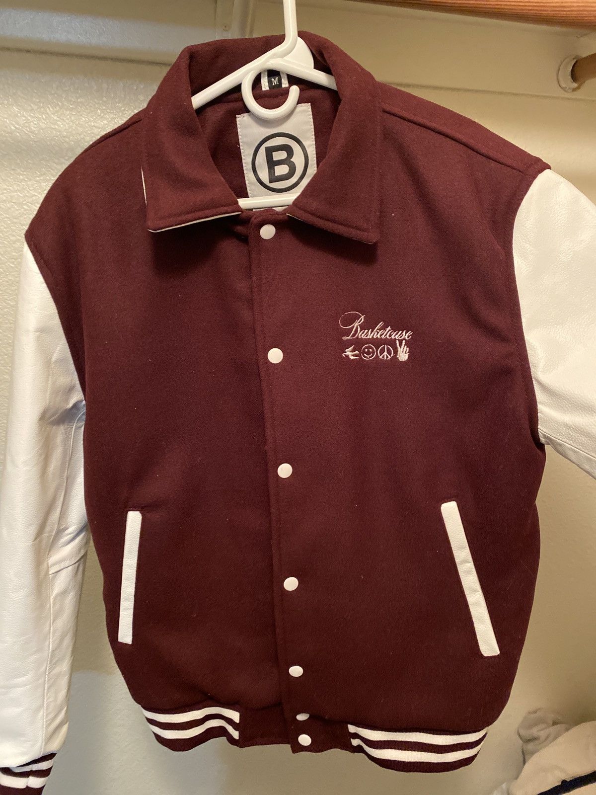 basketcase gallery HOLY CROSS letterman by Basketcase Gallery 