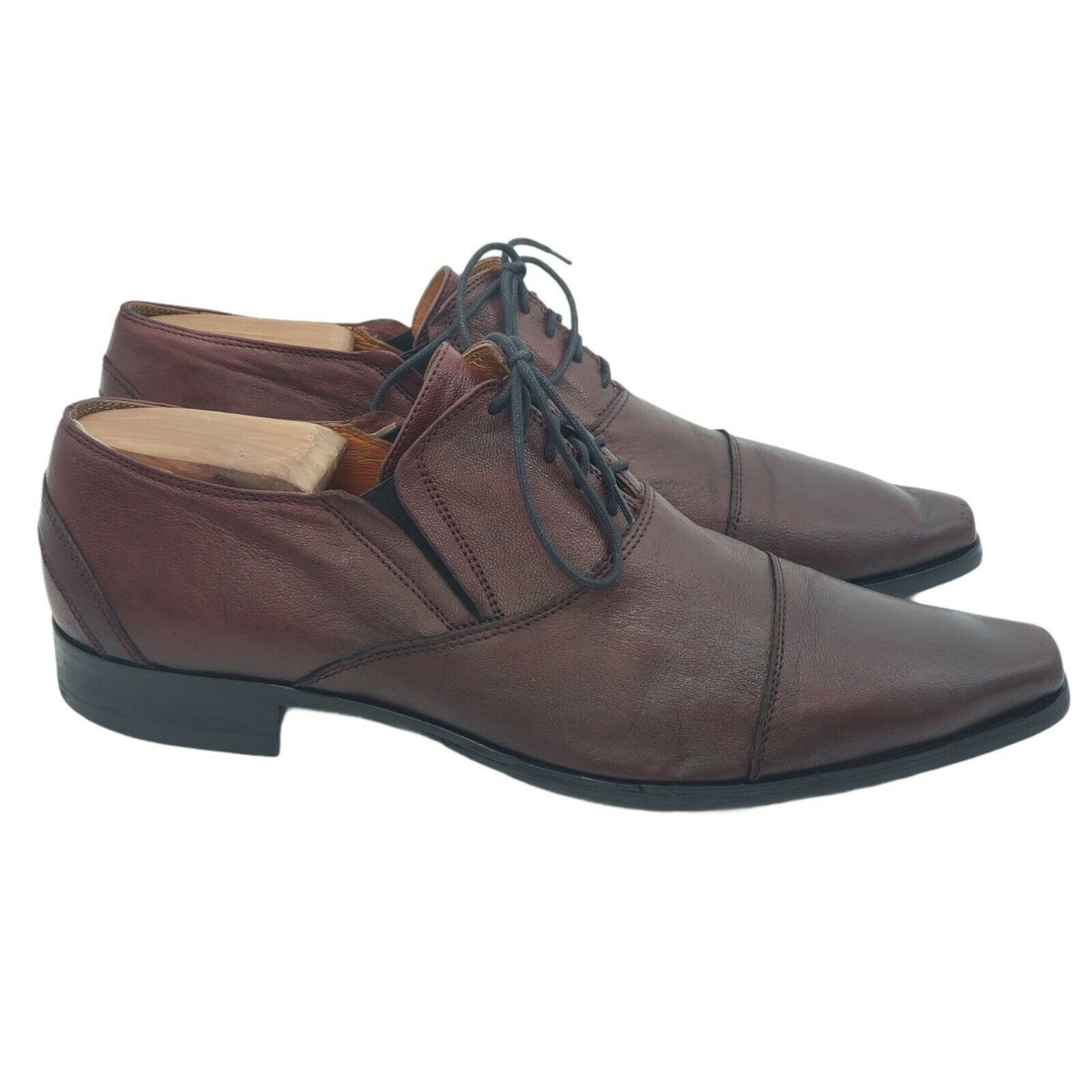 Ernest Alexander Ernesto Dolani Dark Brown Pebbled Leather Shoes | Grailed