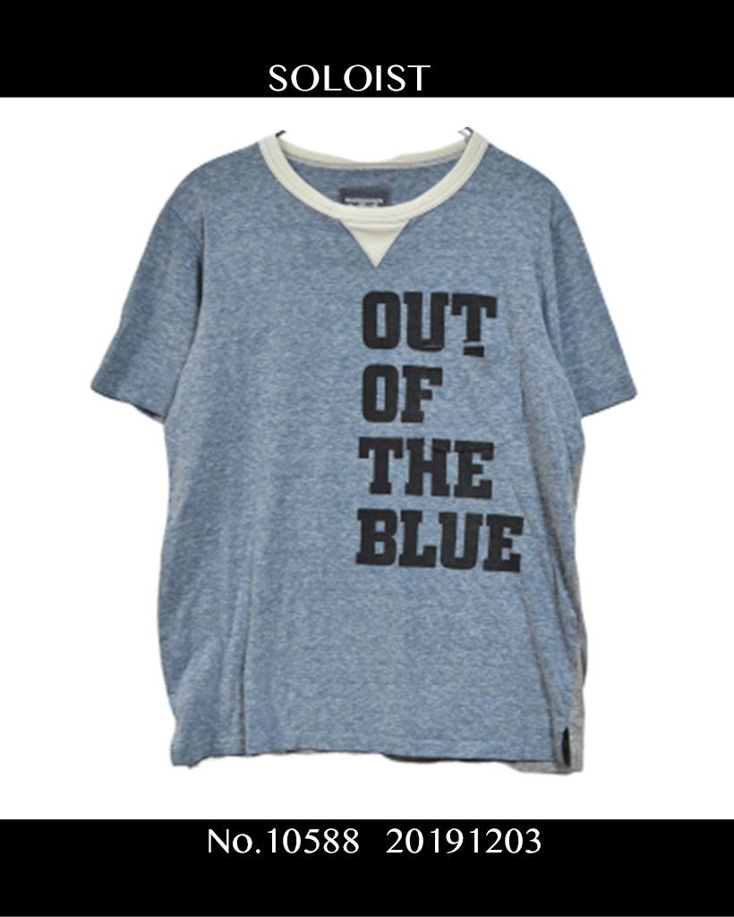 Takahiromiyashita The Soloist. SOLOIST / T-shirt / 10588 - 1203 58.5 Size US S / EU 44-46 / 1 - 1 Thumbnail