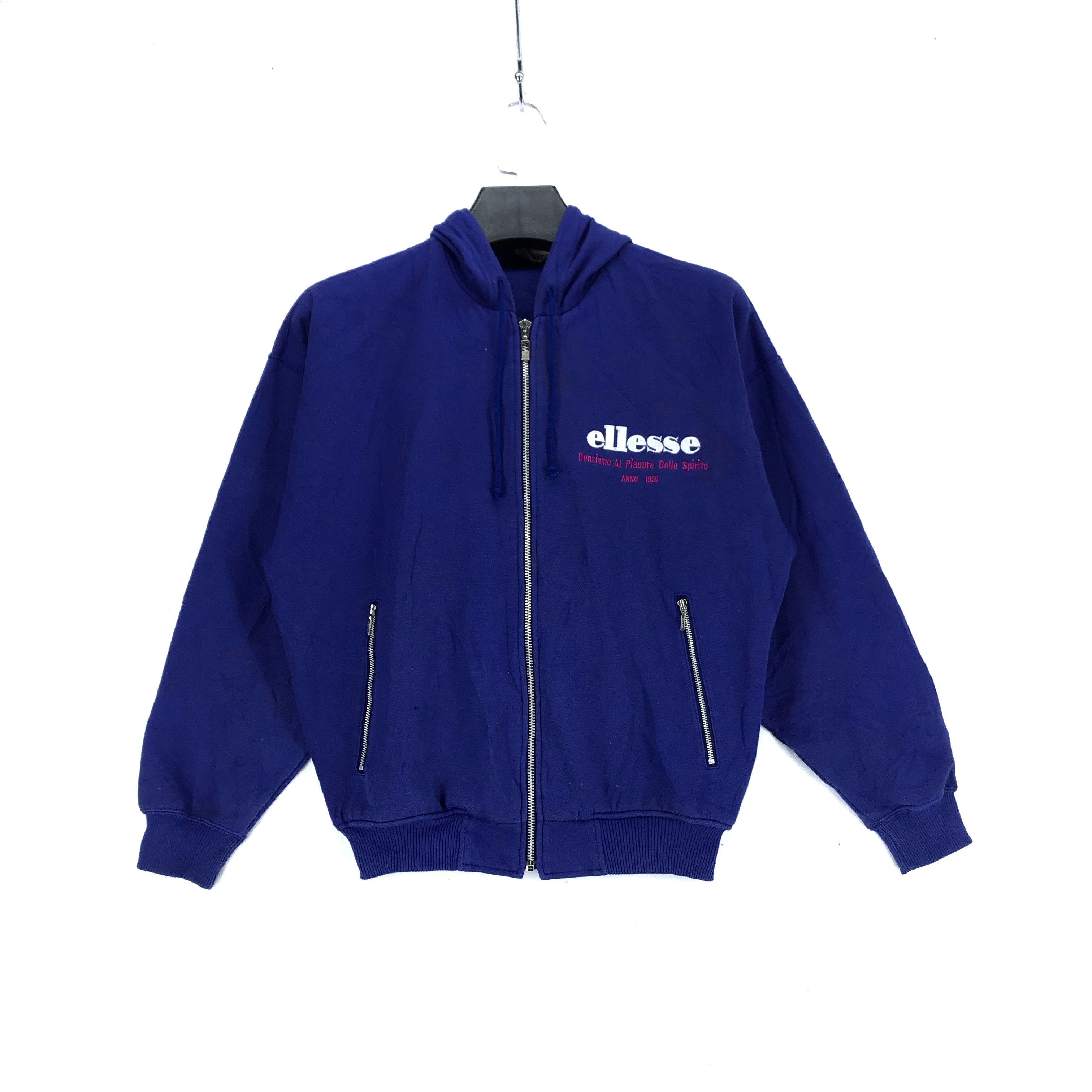 Ellesse Vintage Ellesse Embroidery Big Logo Zip Up Hoodie #2703-24 Size US S / EU 44-46 / 1 - 3 Thumbnail