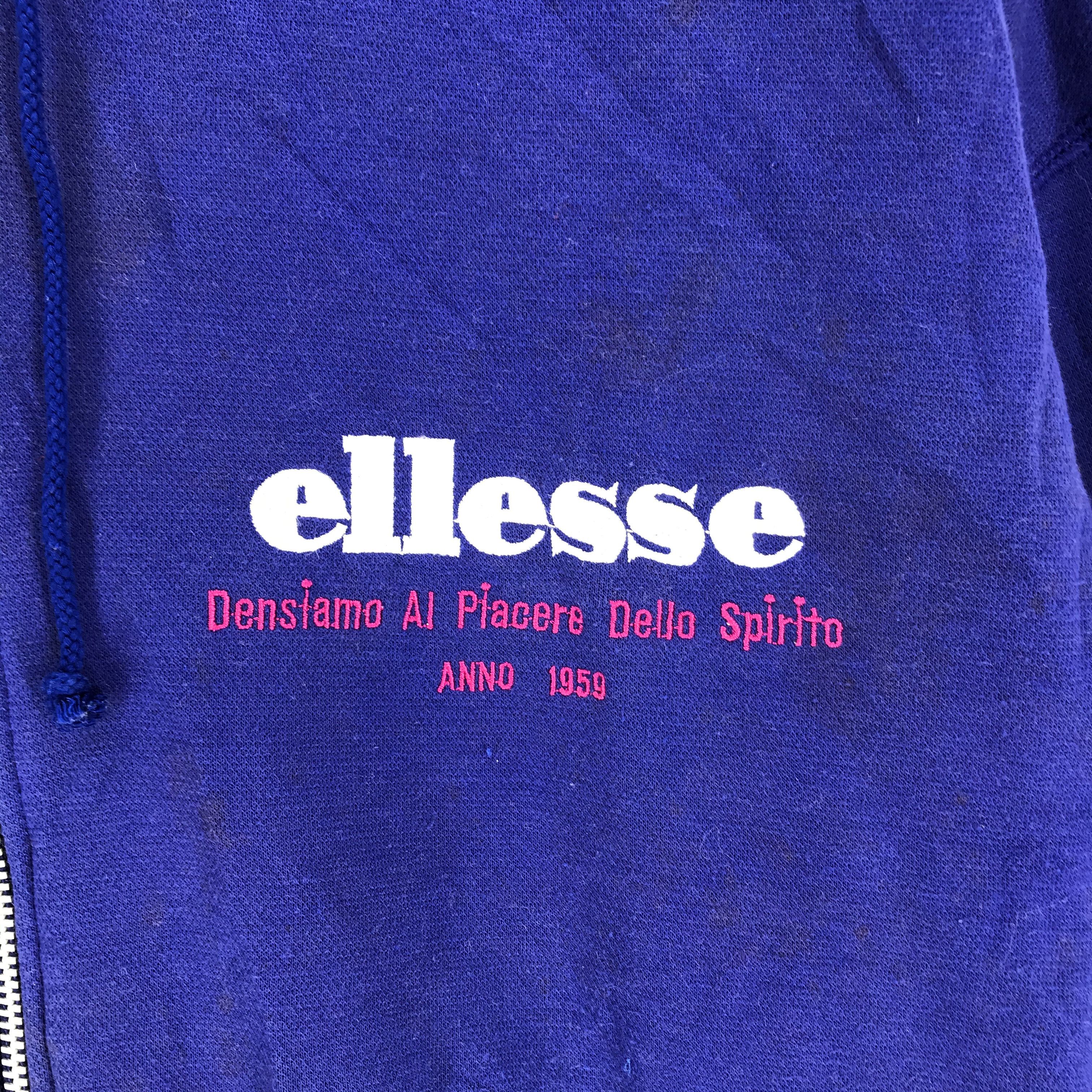 Ellesse Vintage Ellesse Embroidery Big Logo Zip Up Hoodie #2703-24 Size US S / EU 44-46 / 1 - 5 Thumbnail